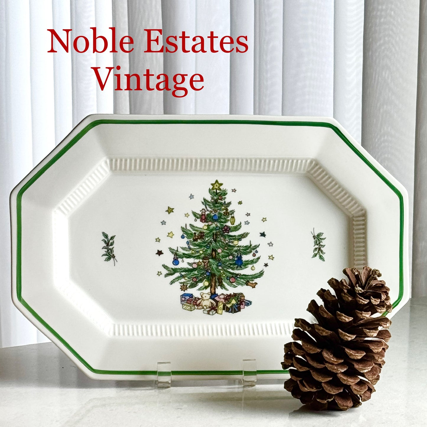 Vintage Nikko Classic Collection Large Christmas Platter