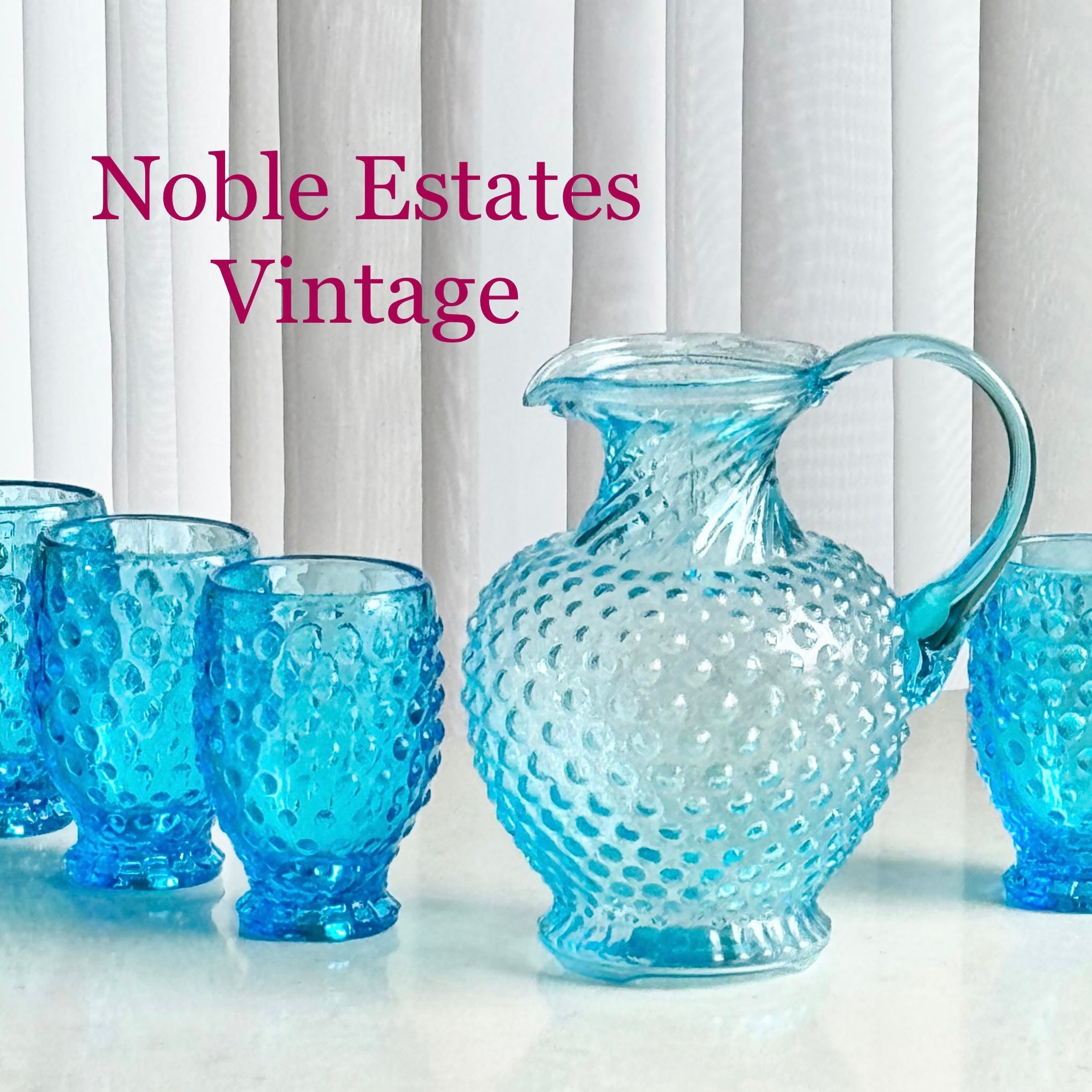 Pitchers and Decanters (inc. sets) – Noble Estates Vintage