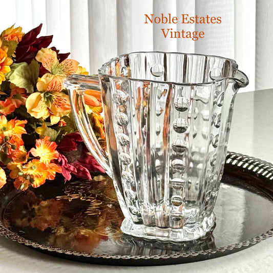 Vintage Heisey Old Sandwich Clear Pitcher (circa 1931 - 1956)