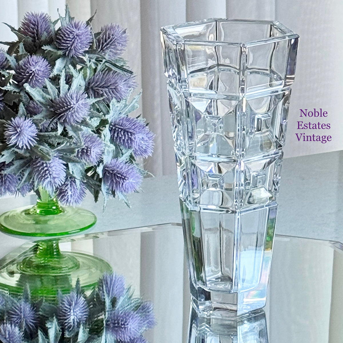 Vintage Rosenthal German Crystal Domus Vase