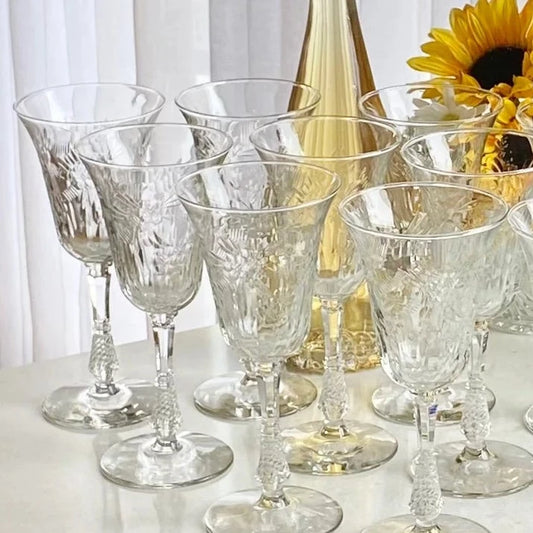 Vintage Rock Sharpe Dartelle Glasses - Set of 10 (Set #10E)