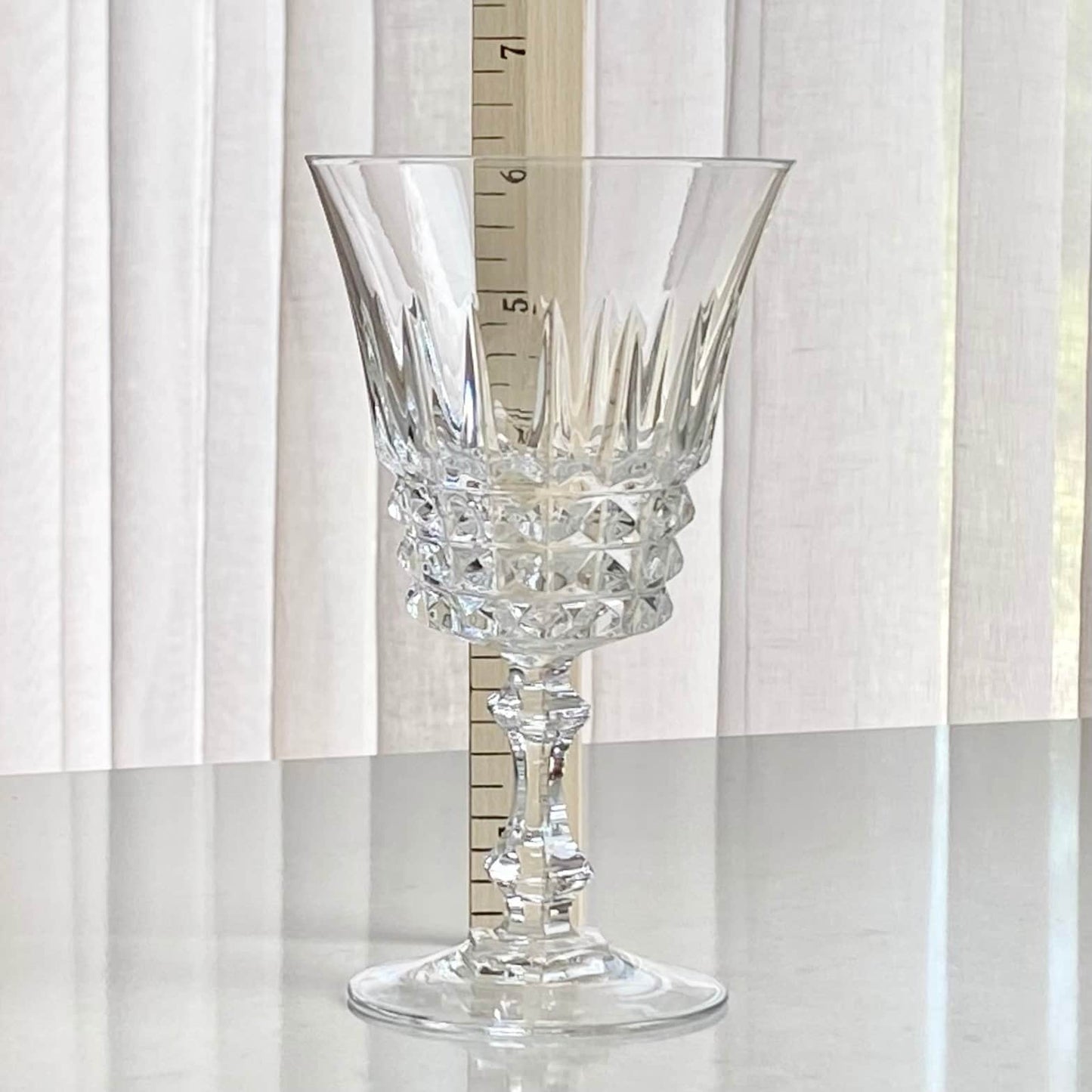 Vintage Cristal D'Arques-Durand Tuilleries Villandry Glasses (circa 1976 - 1997)  - Set of 10