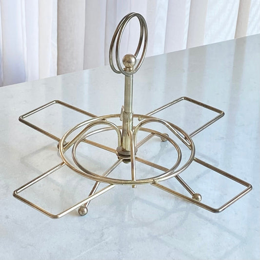 Vintage Hazel Atlas Rotating Metal Stand for Colony 6-1/8 in Bowls - STAND ONLY