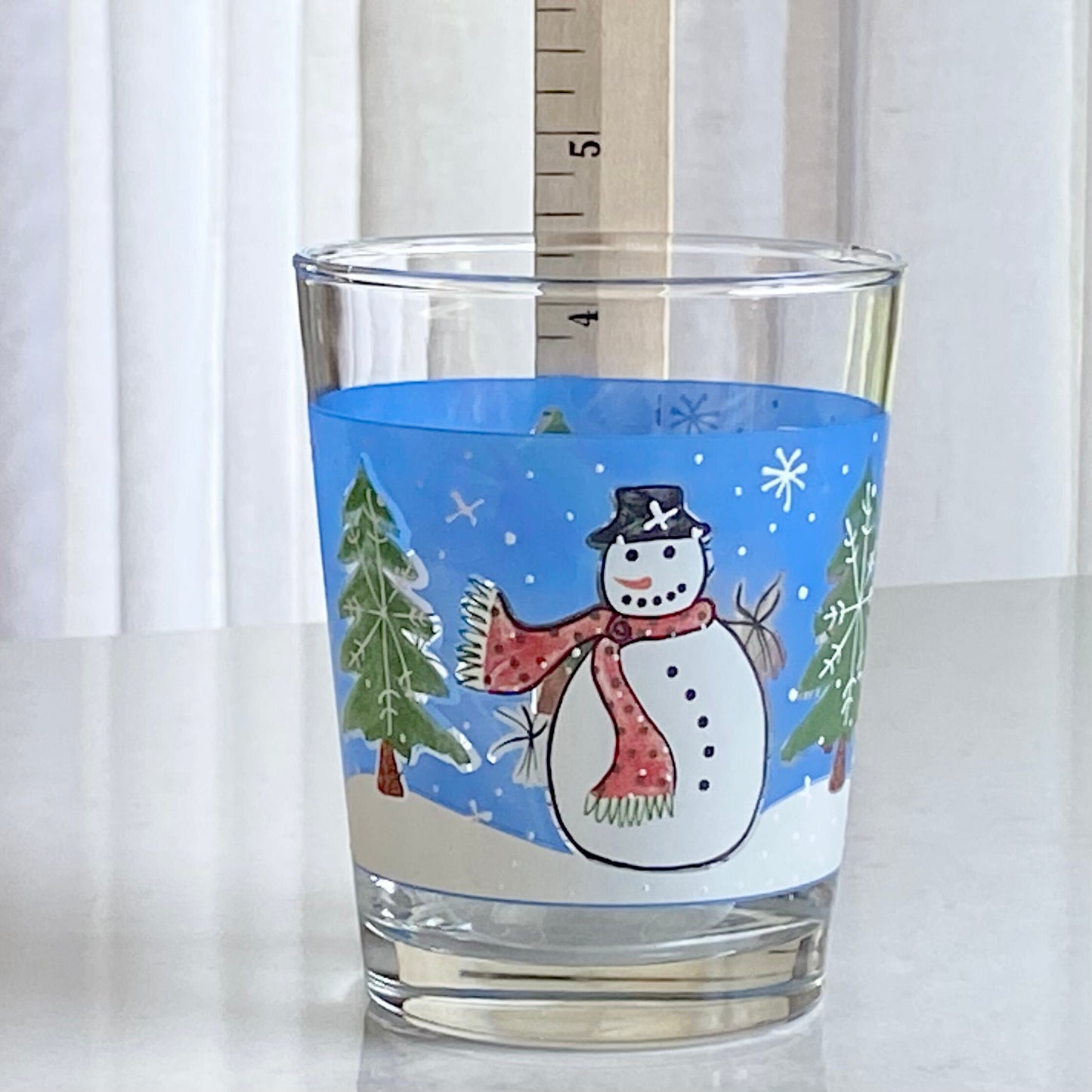 Vintage Libbey Snowman Glasses - Set of 6