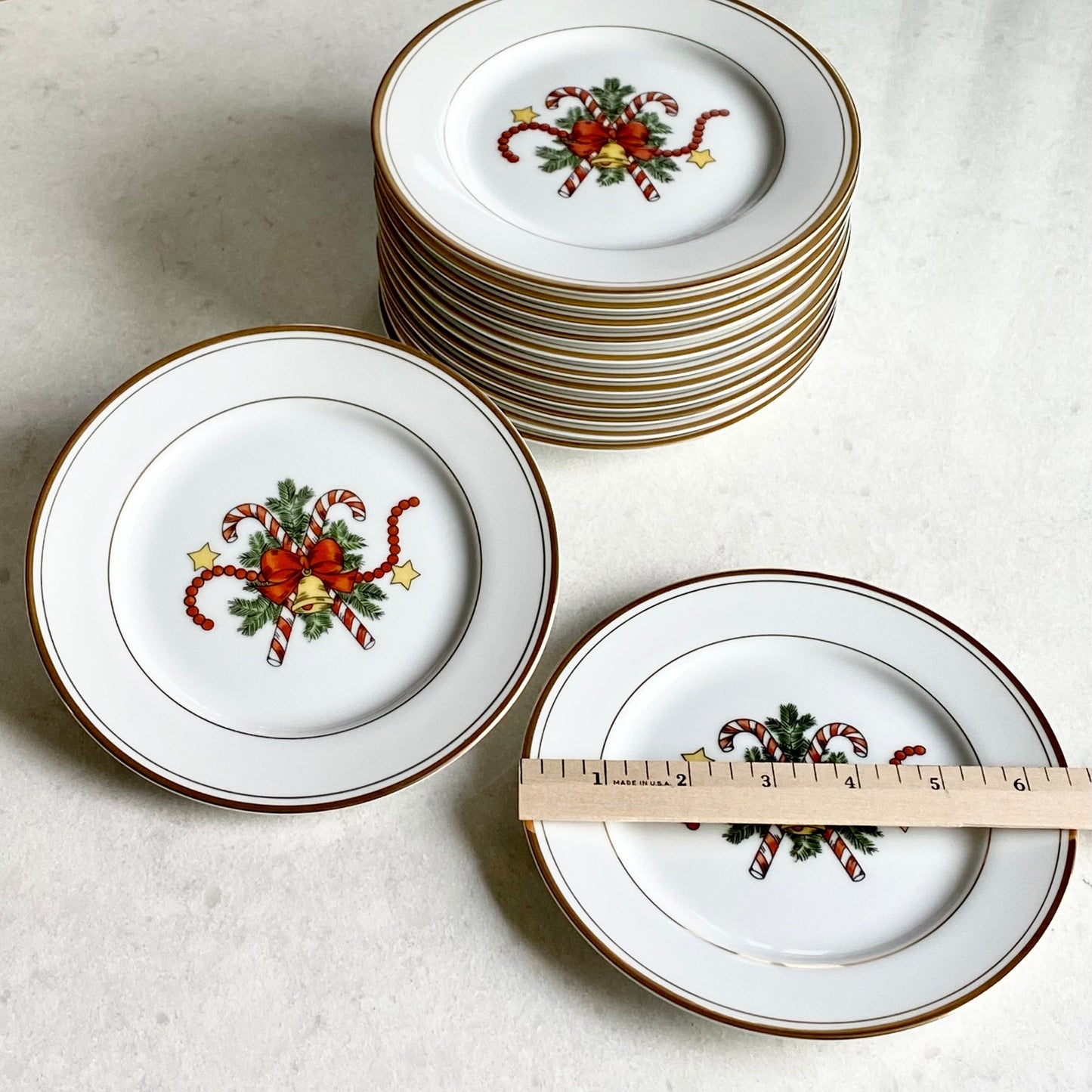 Vintage Fitz and Floyd St. Nicholas Dishes (circa 1980 - 1996) - Service for 14 Available