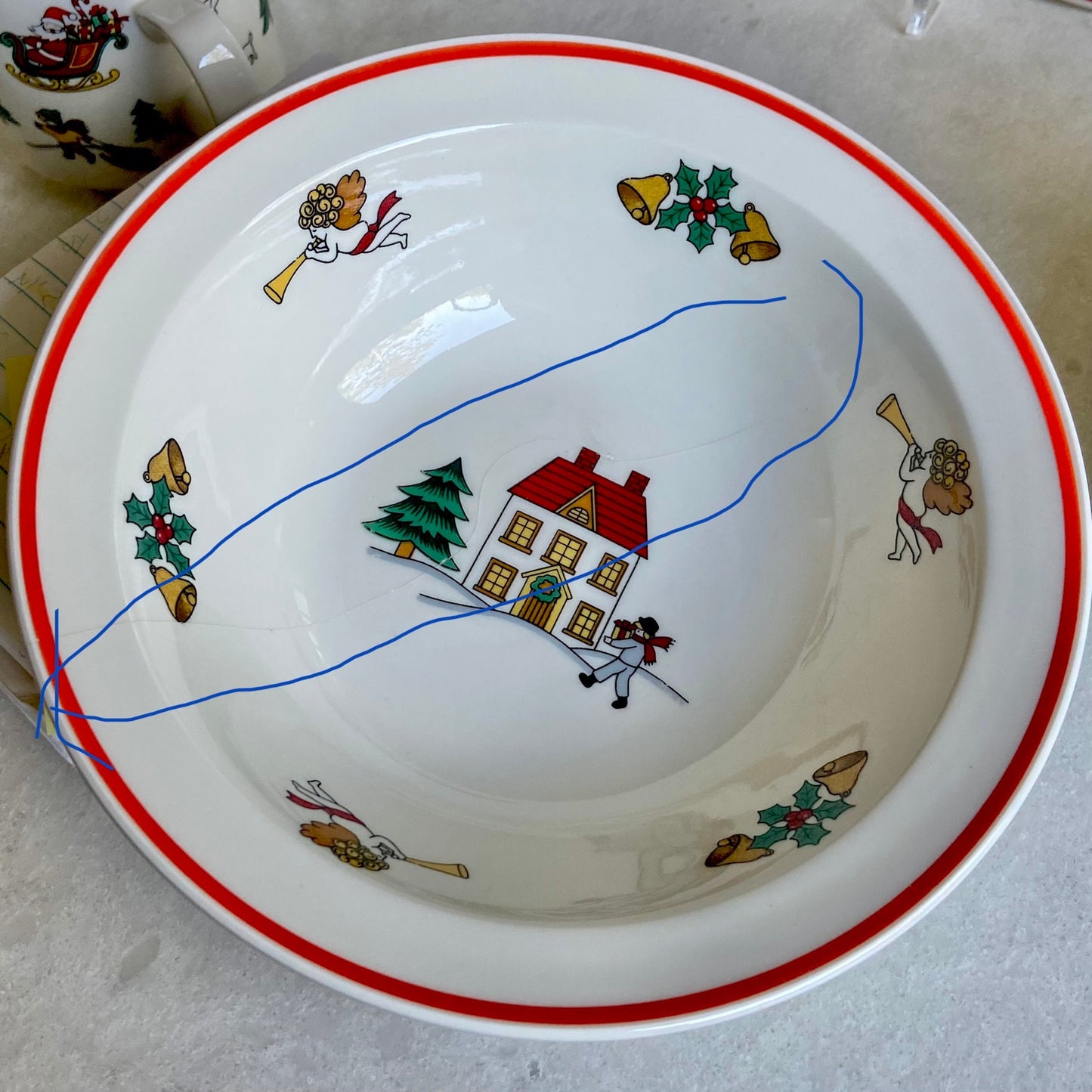 Vintage Jamestown The Joy of Christmas Dishes - Service for 4 (20 pieces total)