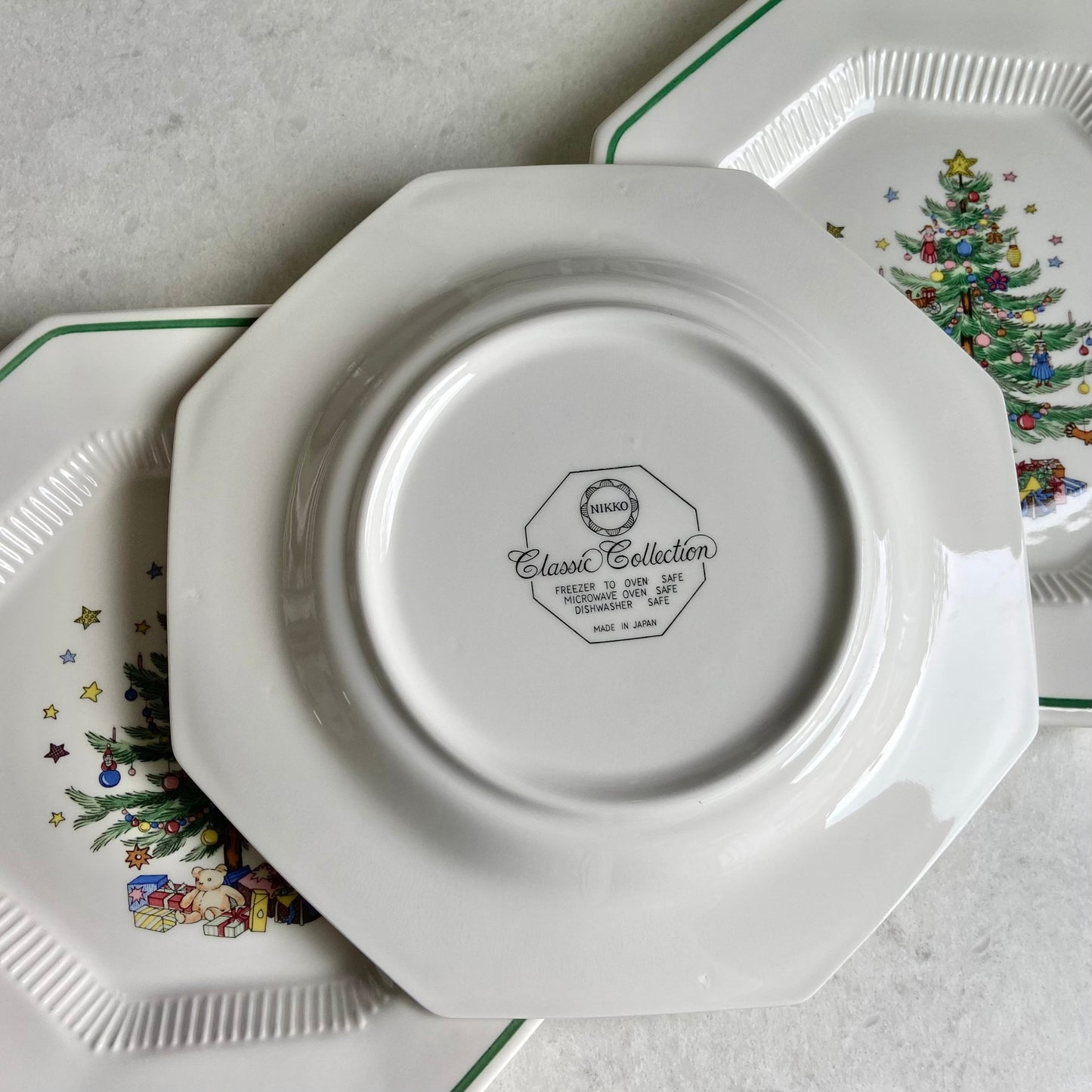 Vintage Nikko Classic Collection Christmas Dinner Plates - Set of 6