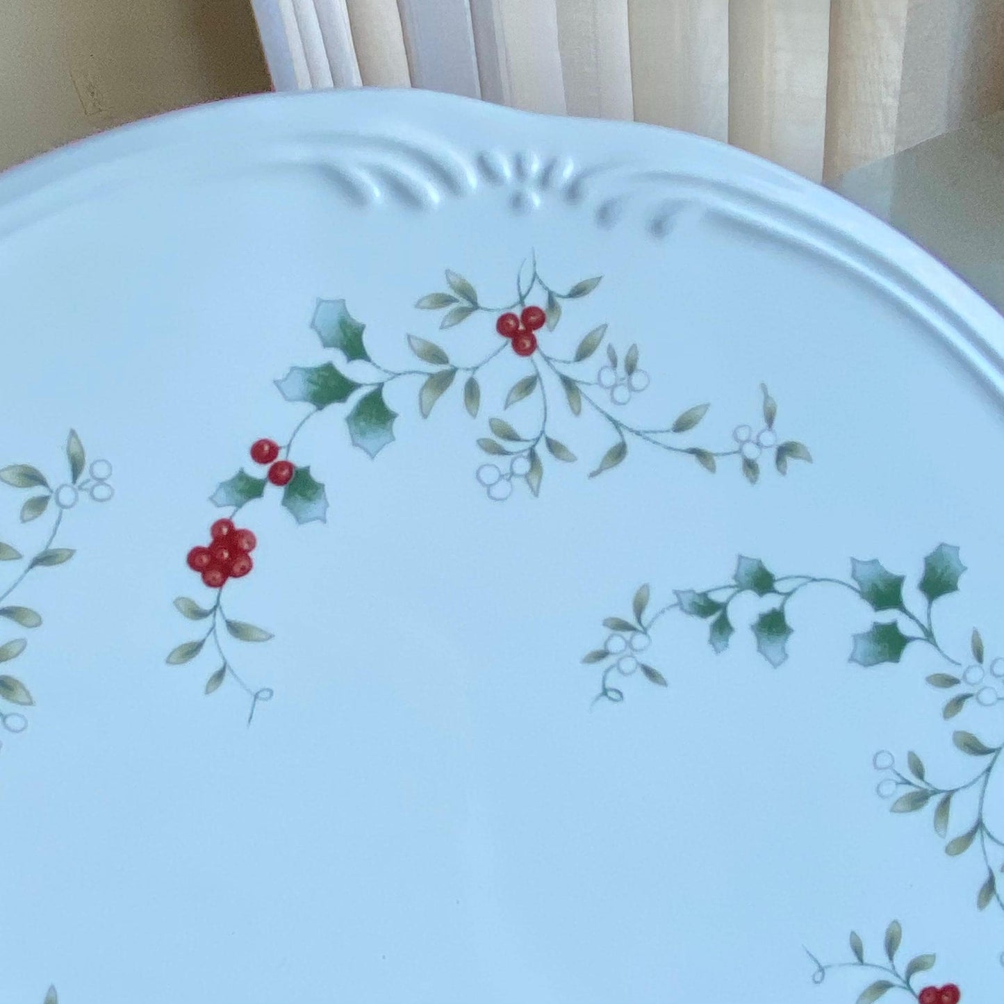 Vintage Pfaltzgraff Winterberry Cheese Plate / Trivet