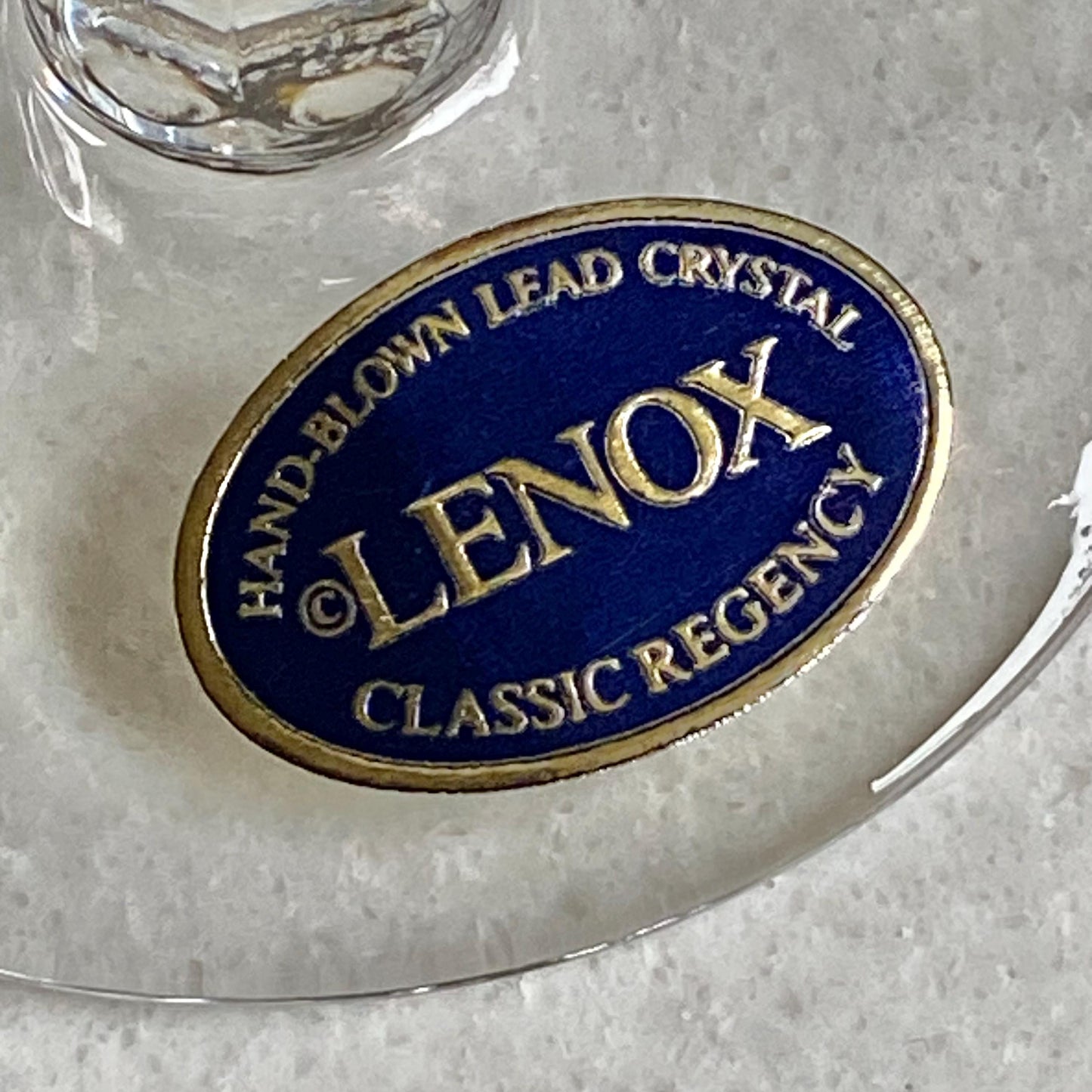 Vintage Lenox Classic Regency Gold Rim Glasses (circa 1988 - 1992) - Set of 12 Champagne Flutes