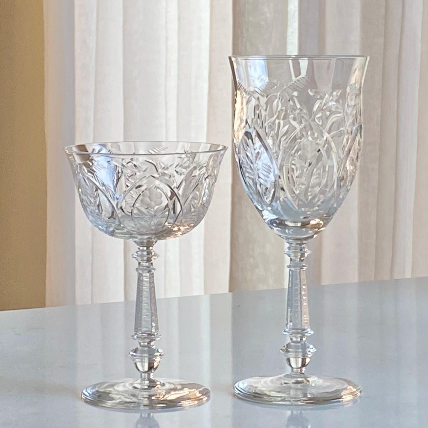 Vintage Rock Sharpe Lynnhurst Glasses - Set of 12