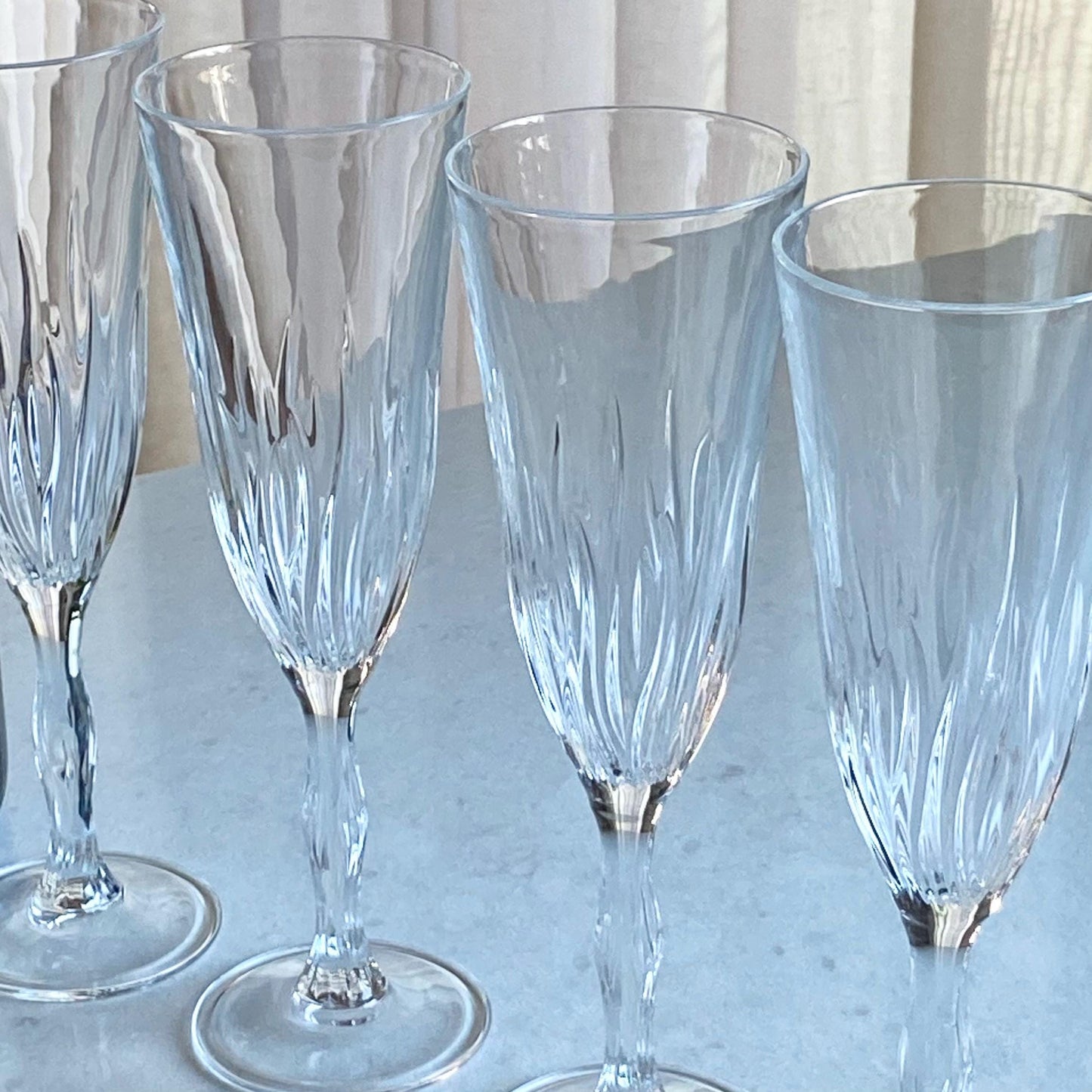 Vintage RCR Flame Glasses - Set of 4