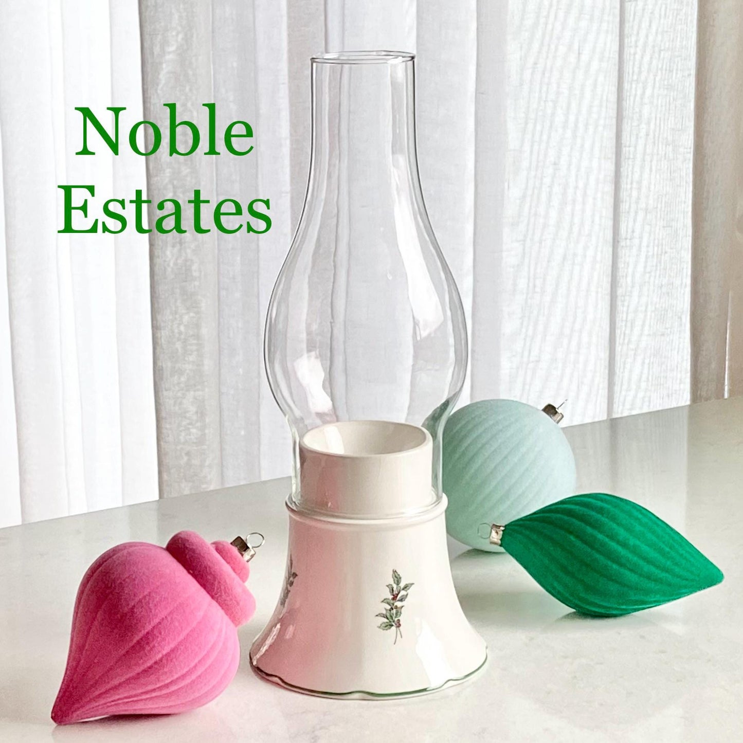 Vintage Nikko Hurricane Candle Lamp