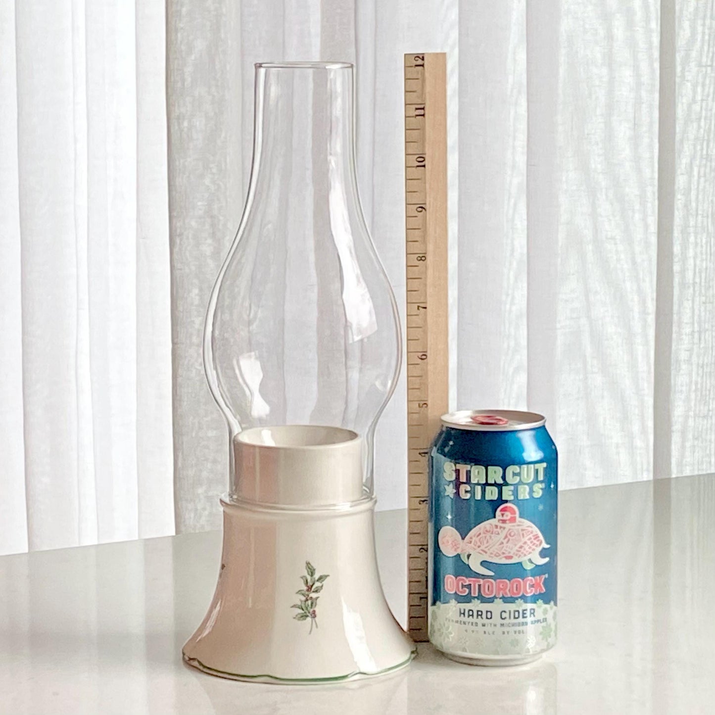 Vintage Nikko Hurricane Candle Lamp