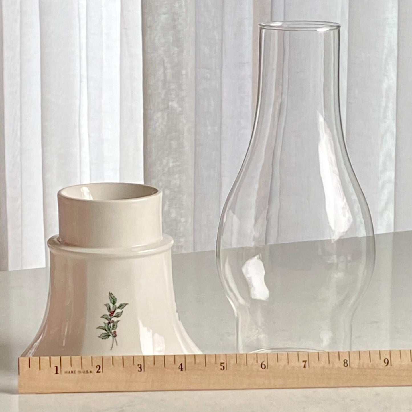 Vintage Nikko Hurricane Candle Lamp