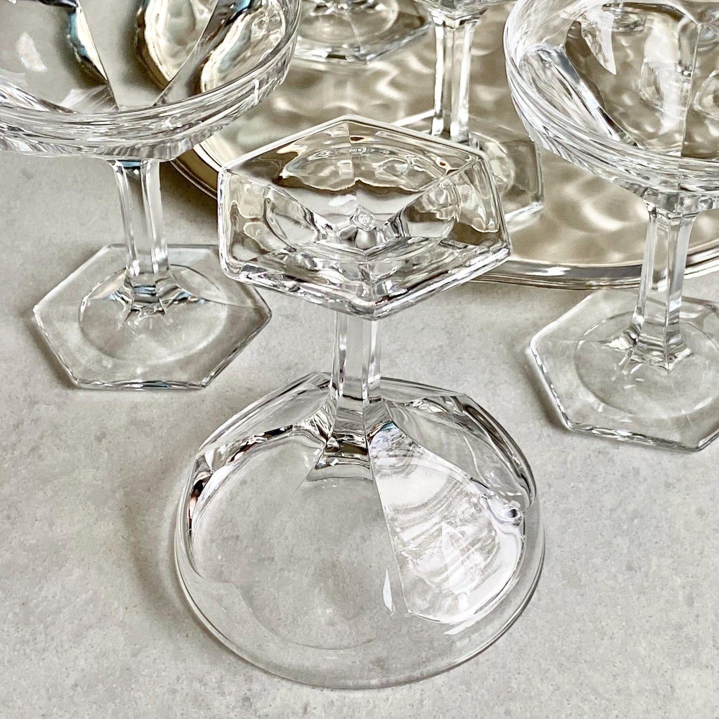 Vintage Heisey Fifth Avenue Colonial Glasses - Set of 8