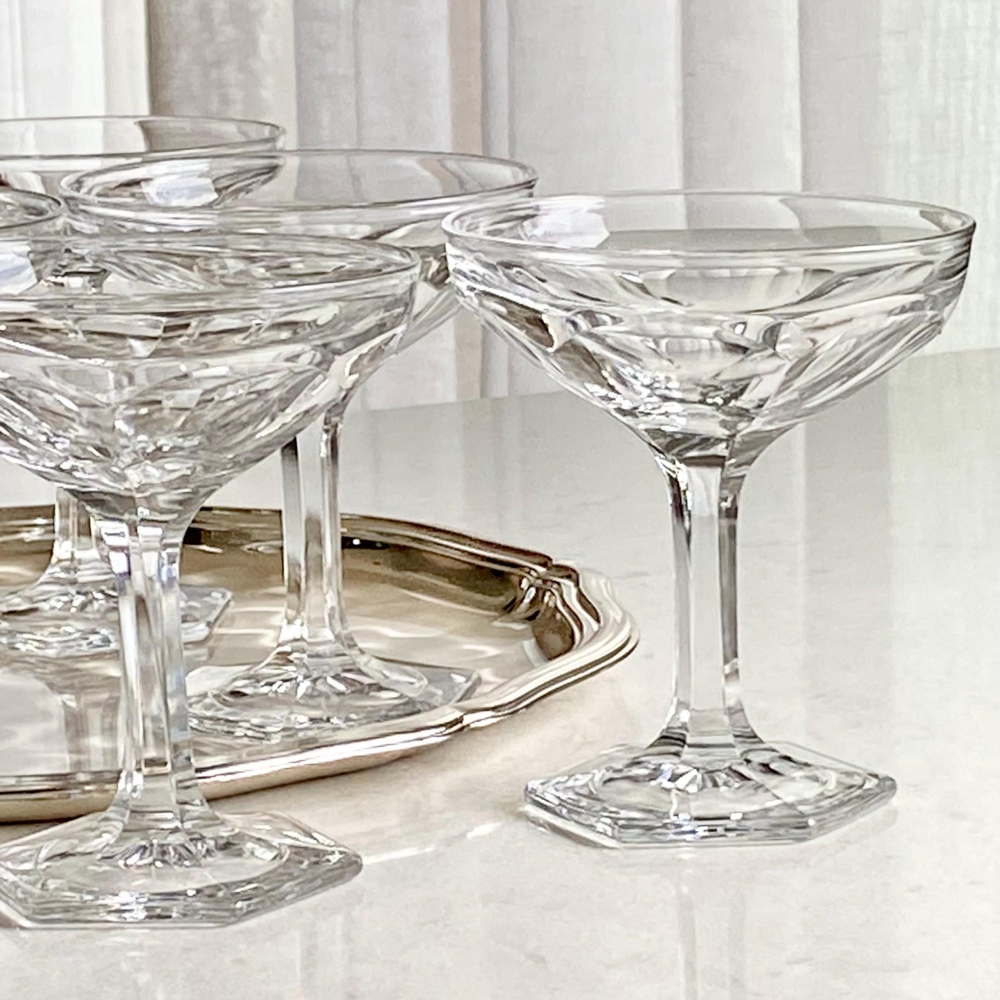 Vintage Heisey Fifth Avenue Colonial Glasses - Set of 8