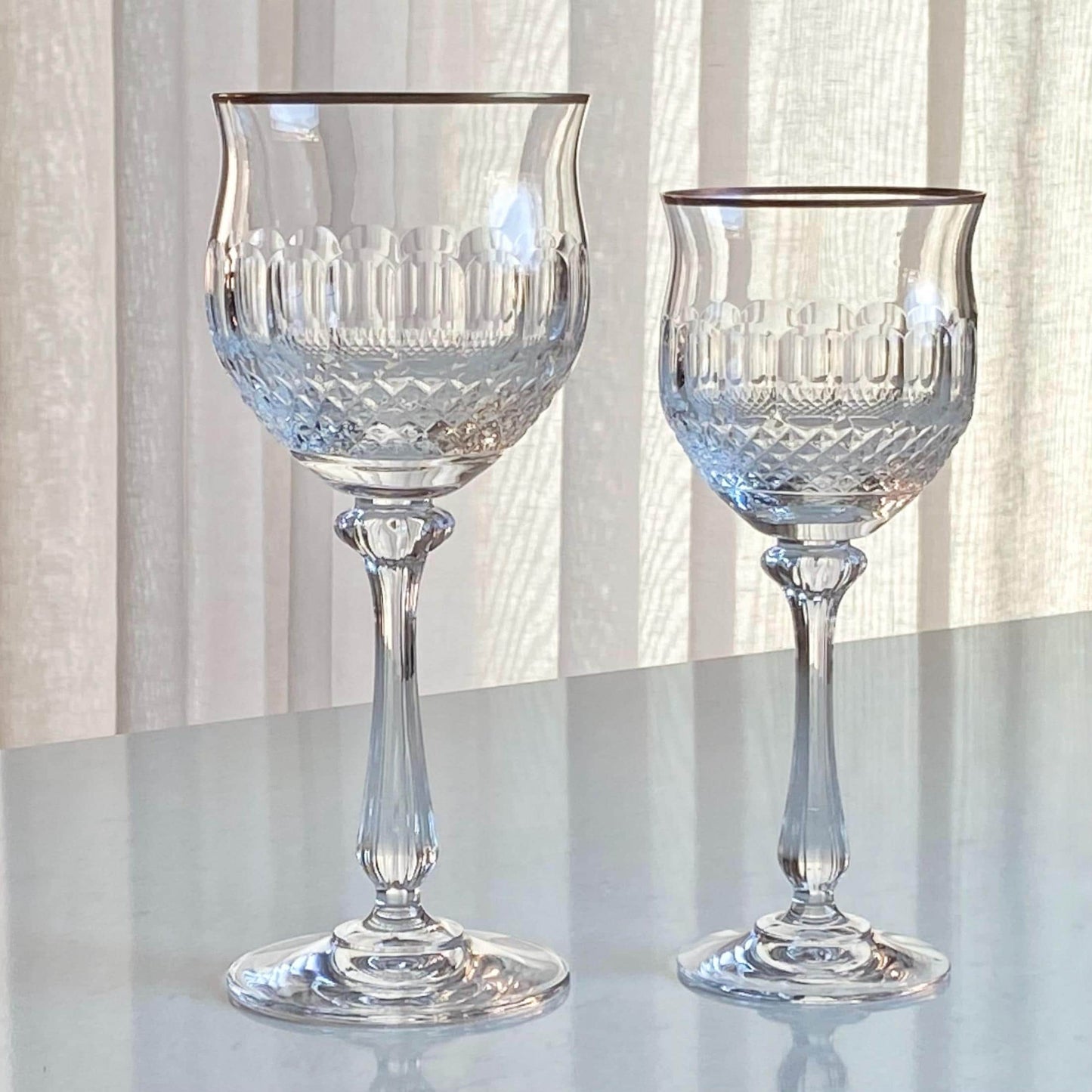 Vintage Mikasa Gold Crown Glasses (circa 1983 - 1987) - Set of 4