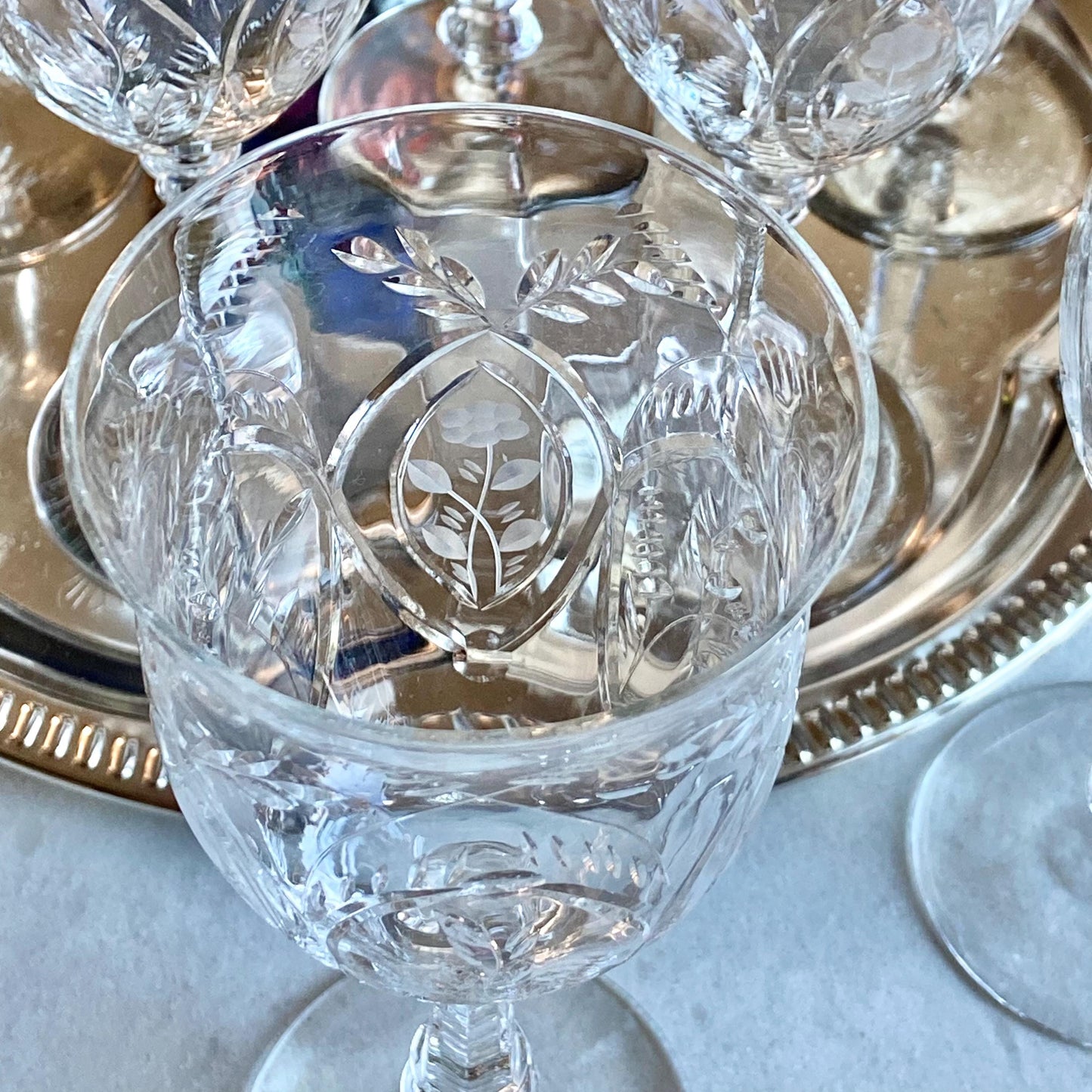 Vintage Rock Sharpe Lynnhurst Glasses - Set of 12