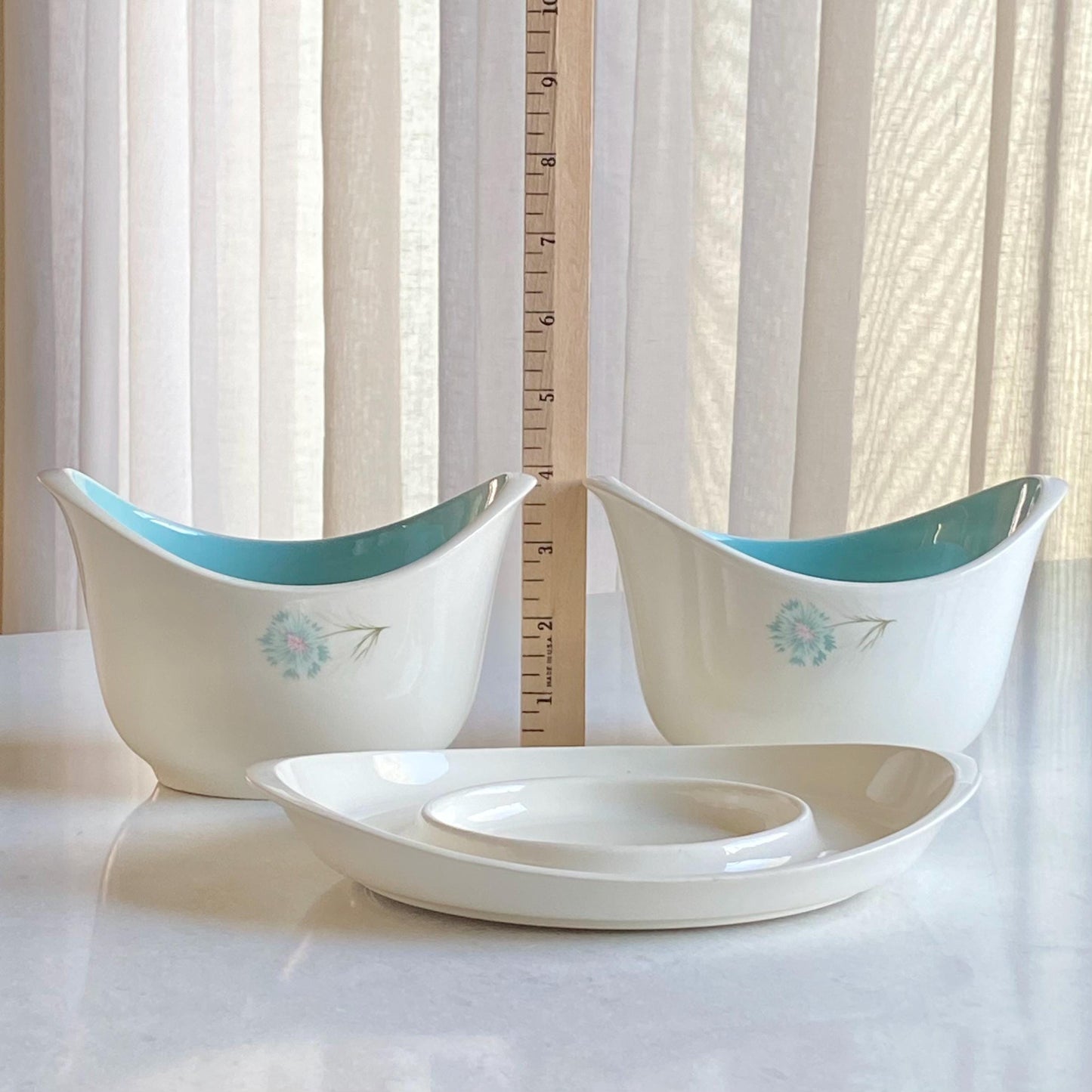 Vintage Taylor Smith Ever Yours Boutonniere - Serving Pieces Available - Carafe, Sauce Bowls and Underplate, Oval Platters