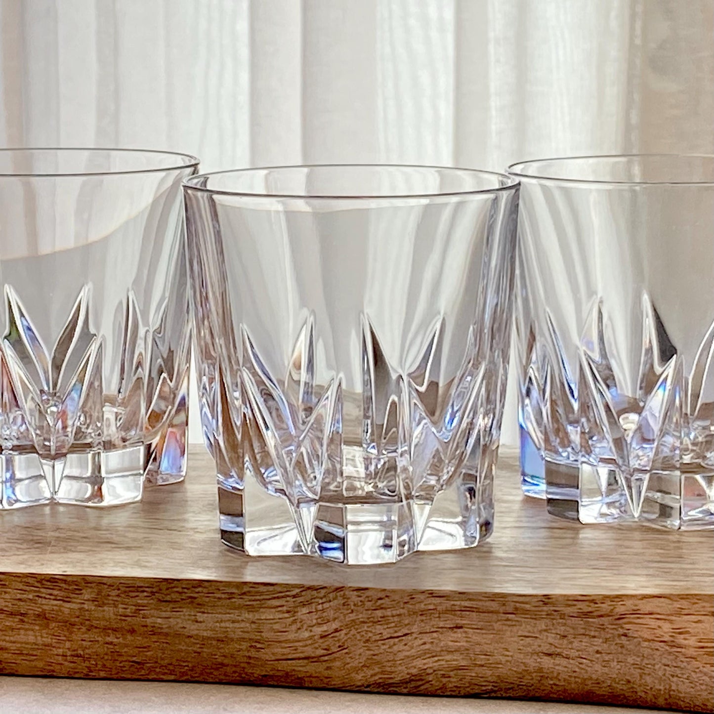 Vintage Cristal D'Arques-Durand Chaumont Glasses - Set of 4 Tumblers