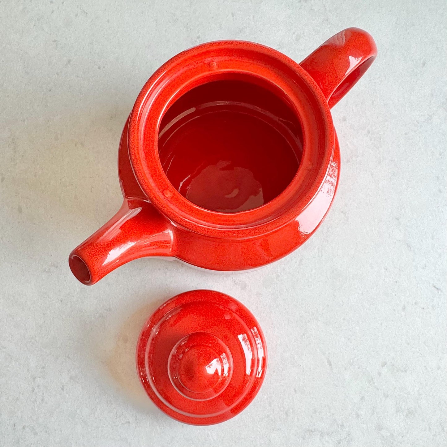 Vintage Waechtersbach Red Christmas Tree Teapot