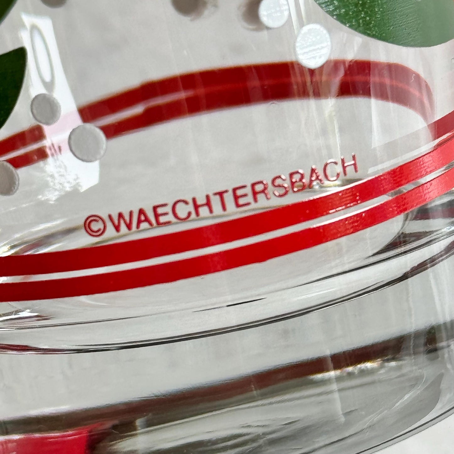 Vintage Waechtersbach Christmas Tree 15 Ounce Cooler Glasses - Set of 12 Tumblers