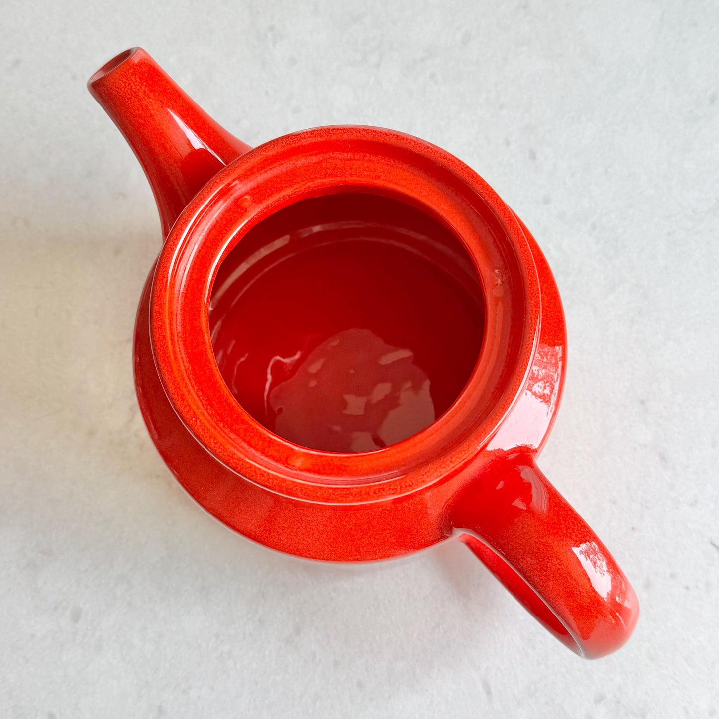 Vintage Waechtersbach Red Christmas Tree Teapot
