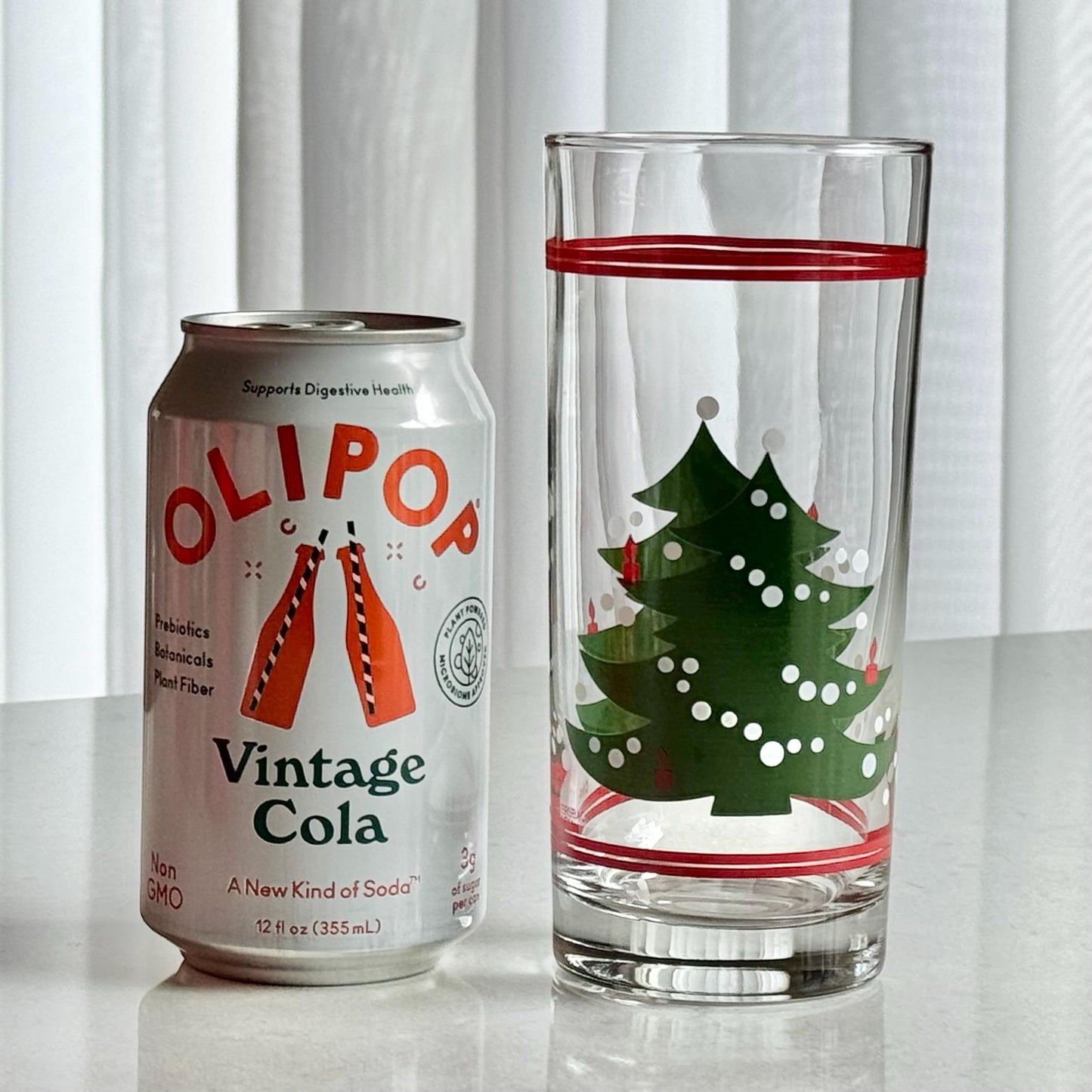 Vintage Waechtersbach Christmas Tree 15 Ounce Cooler Glasses - Set of 12 Tumblers