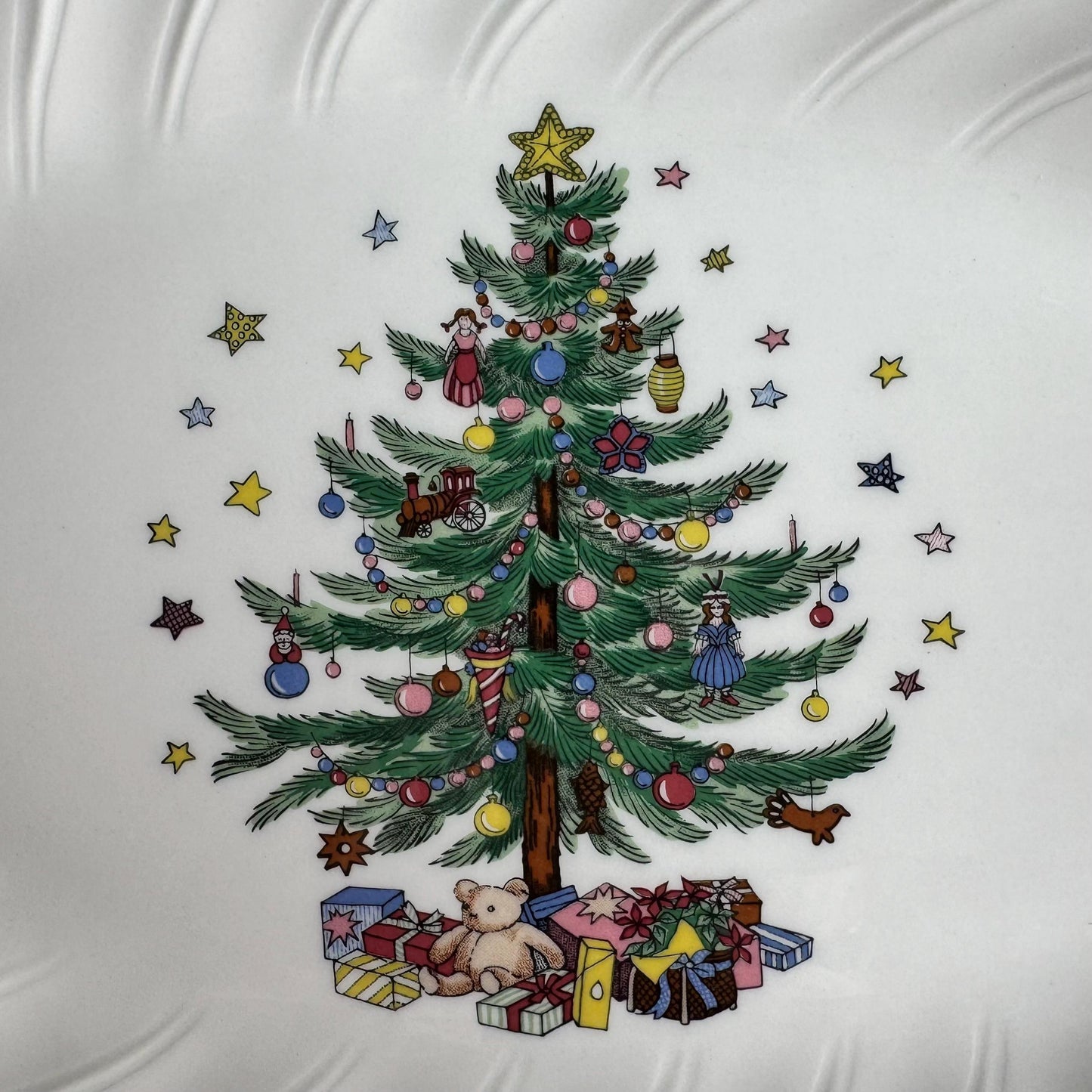 Vintage Nikko Happy Holidays Platter