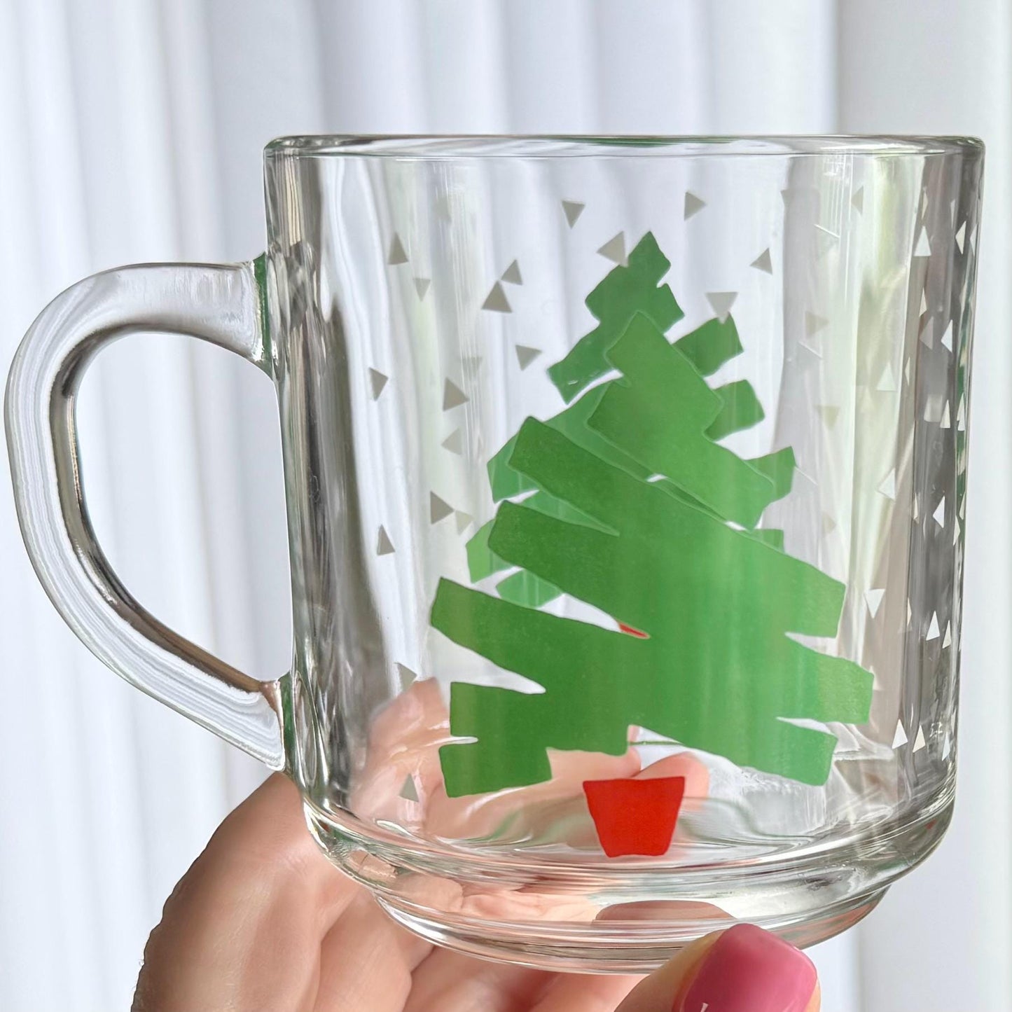 Vintage Dayton Hudson Christmas Tree Plates and Cups - 4 sets, 8 pieces total