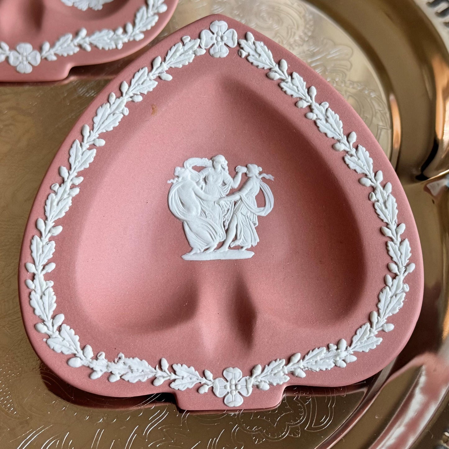 Vintage Wedgwood Cream on Terra Cotta Bridge Set - 4 Pieces