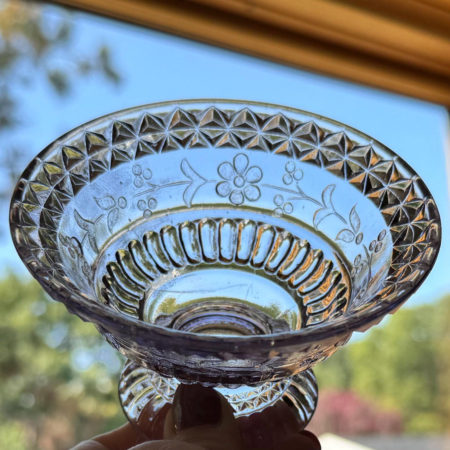 Vintage Adams and Company Wildflower 4 Inch Bowls (circa late 1800s / early 1900s)  - Set of 6