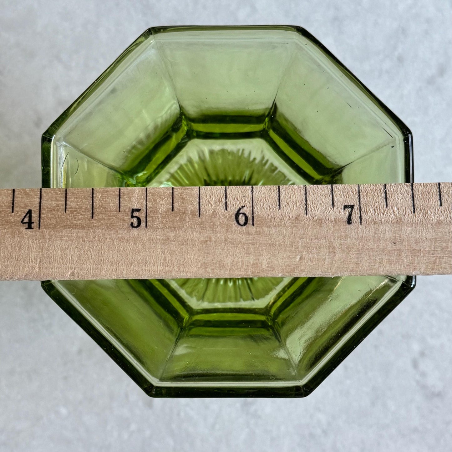 Vintage Independence Glass Octagonal Champagne Glasses / Sherbet Dishes - Set of 4