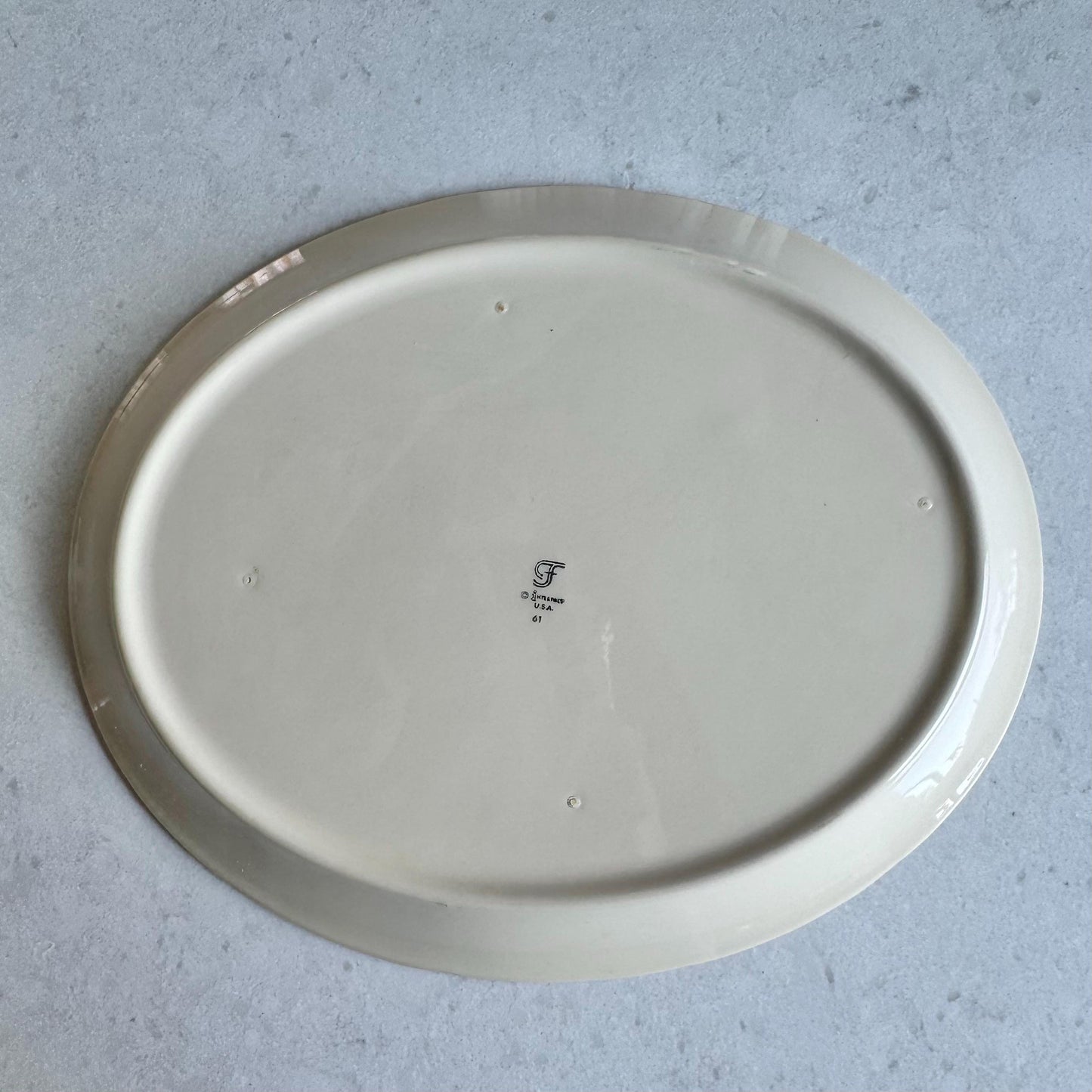 Vintage Franciscan October Leaves 14 inch Platter (circa 1977 - 1984)