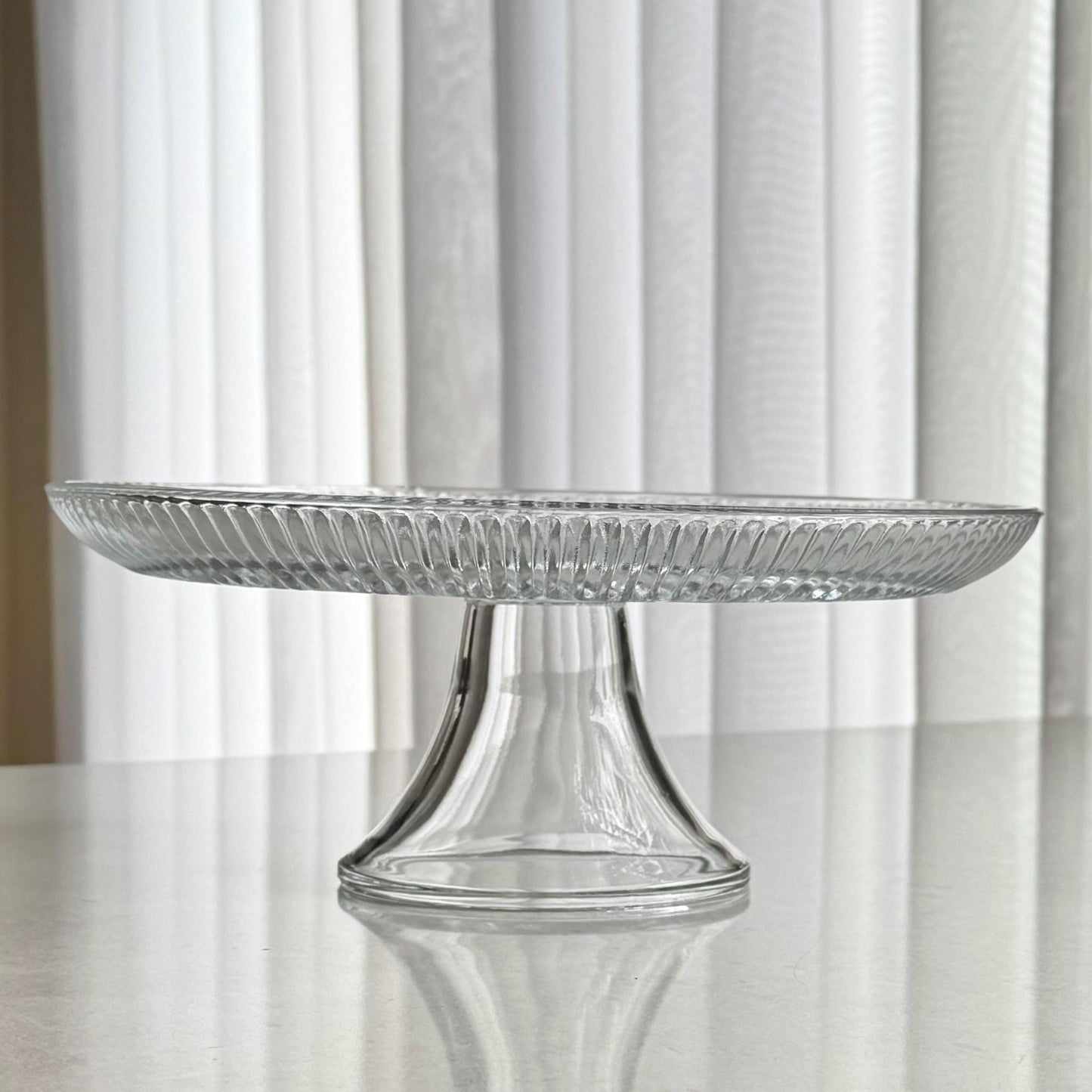 Vintage Anchor Hocking Wexford 11 Inch Cake Stand (circa 1962 - 1998)