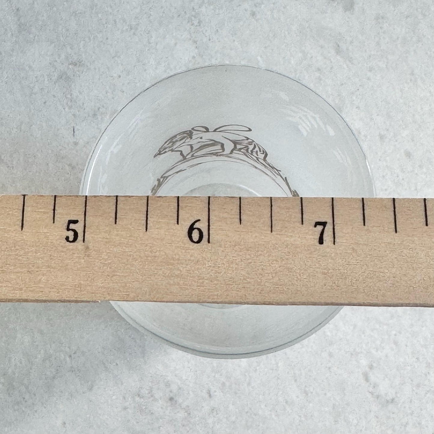 Vintage Libbey Gold Fairy Nymph Frosted Cooler Glasses - Set of 9