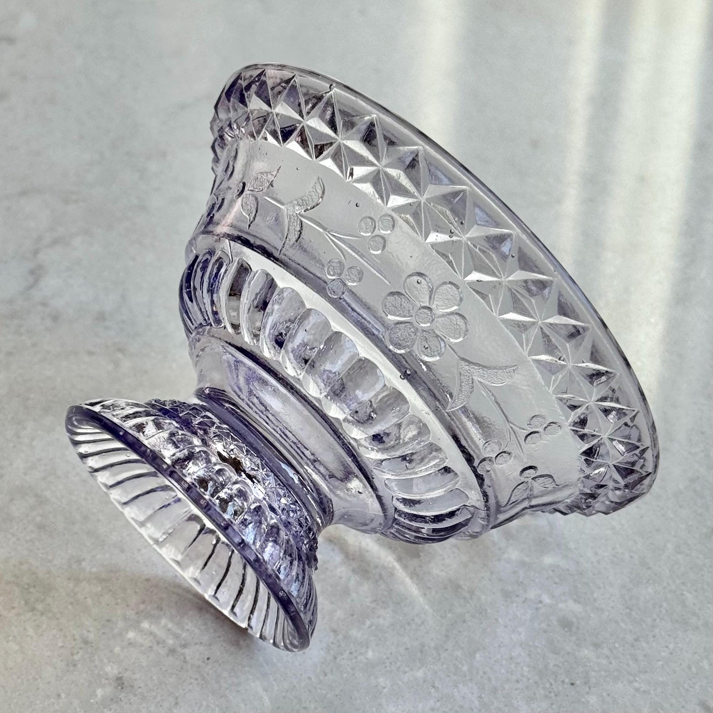 Vintage Adams and Company Wildflower 4 Inch Bowls (circa late 1800s / early 1900s)  - Set of 6