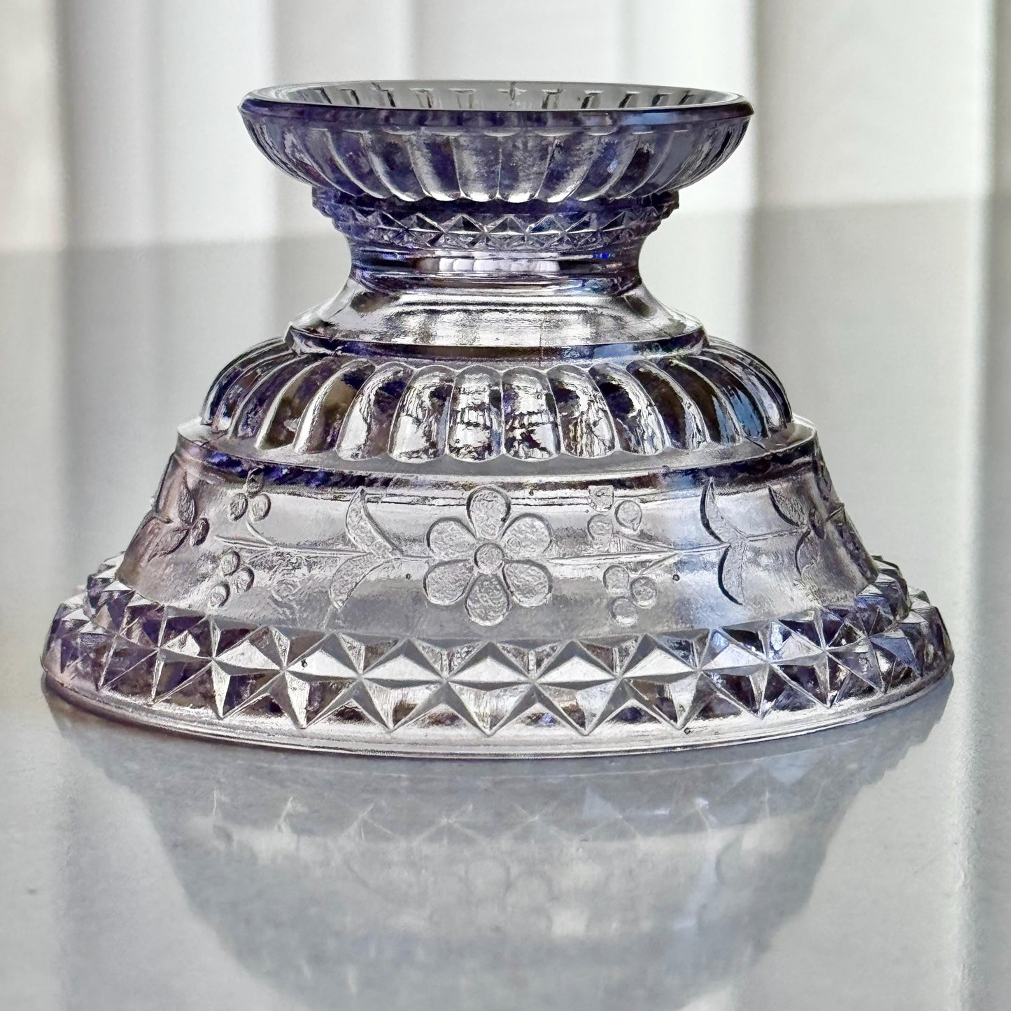 Vintage Adams and Company Wildflower 4 Inch Bowls (circa late 1800s / early 1900s)  - Set of 6