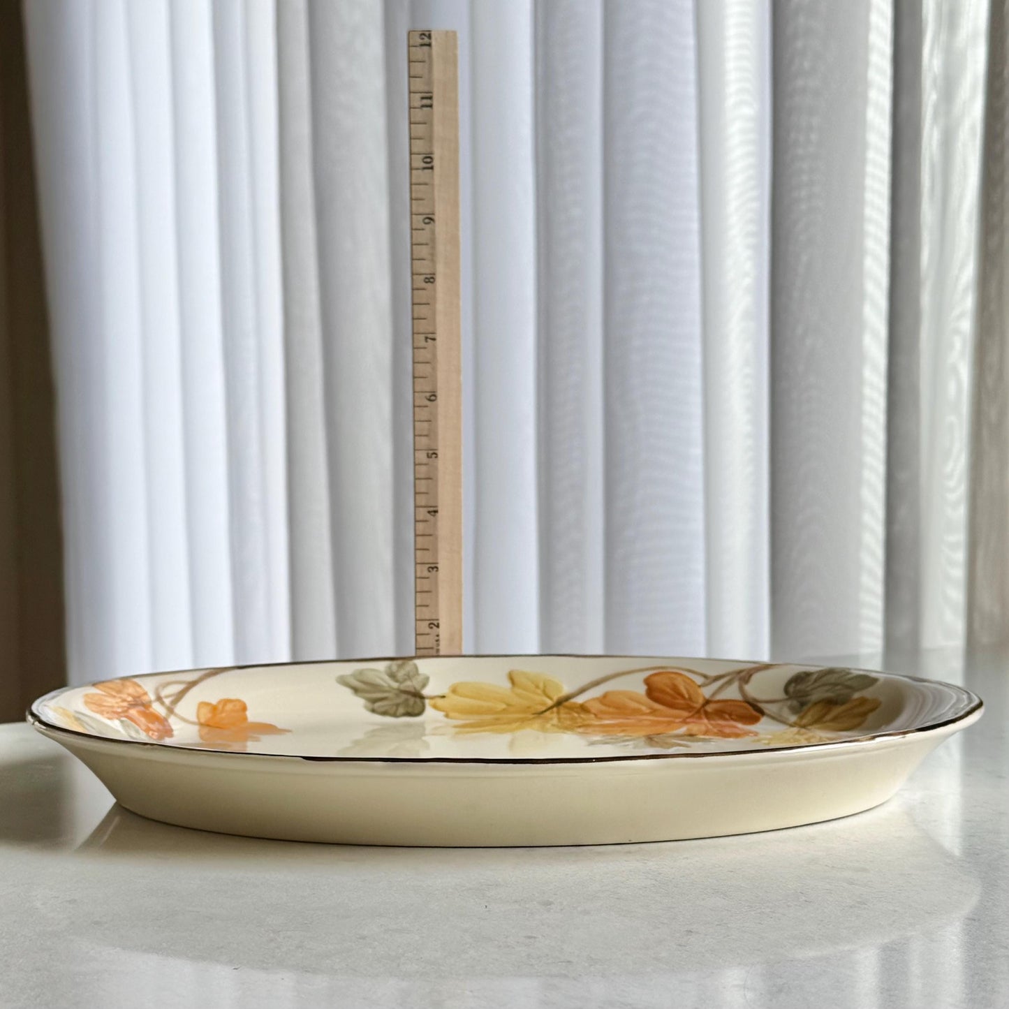 Vintage Franciscan October Leaves 14 inch Platter (circa 1977 - 1984)