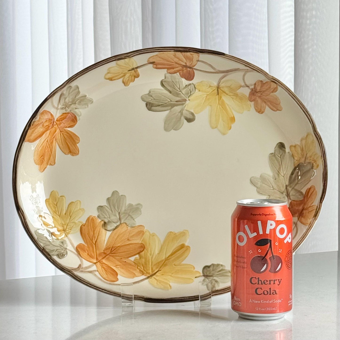 Vintage Franciscan October Leaves 14 inch Platter (circa 1977 - 1984)