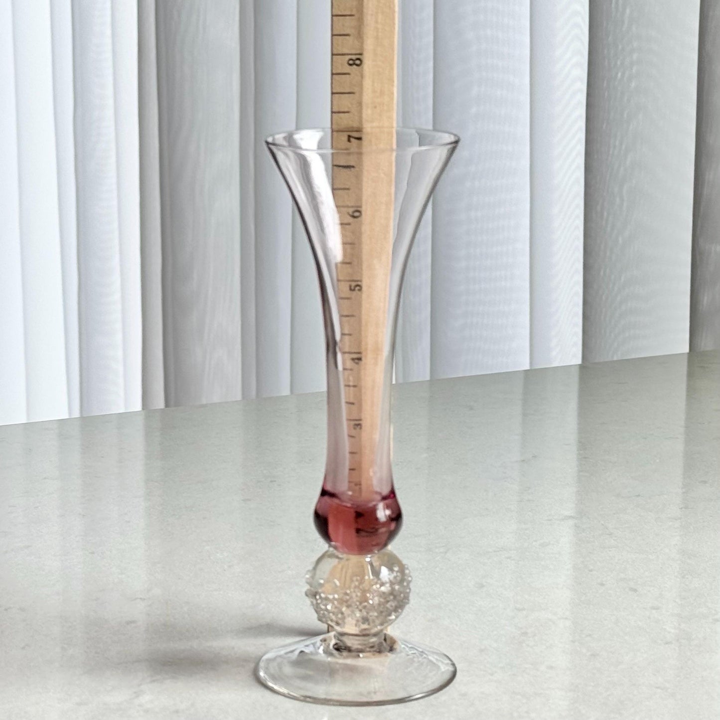 Vintage Bombay Le Vigneron Fluted Glasses - Set of 4