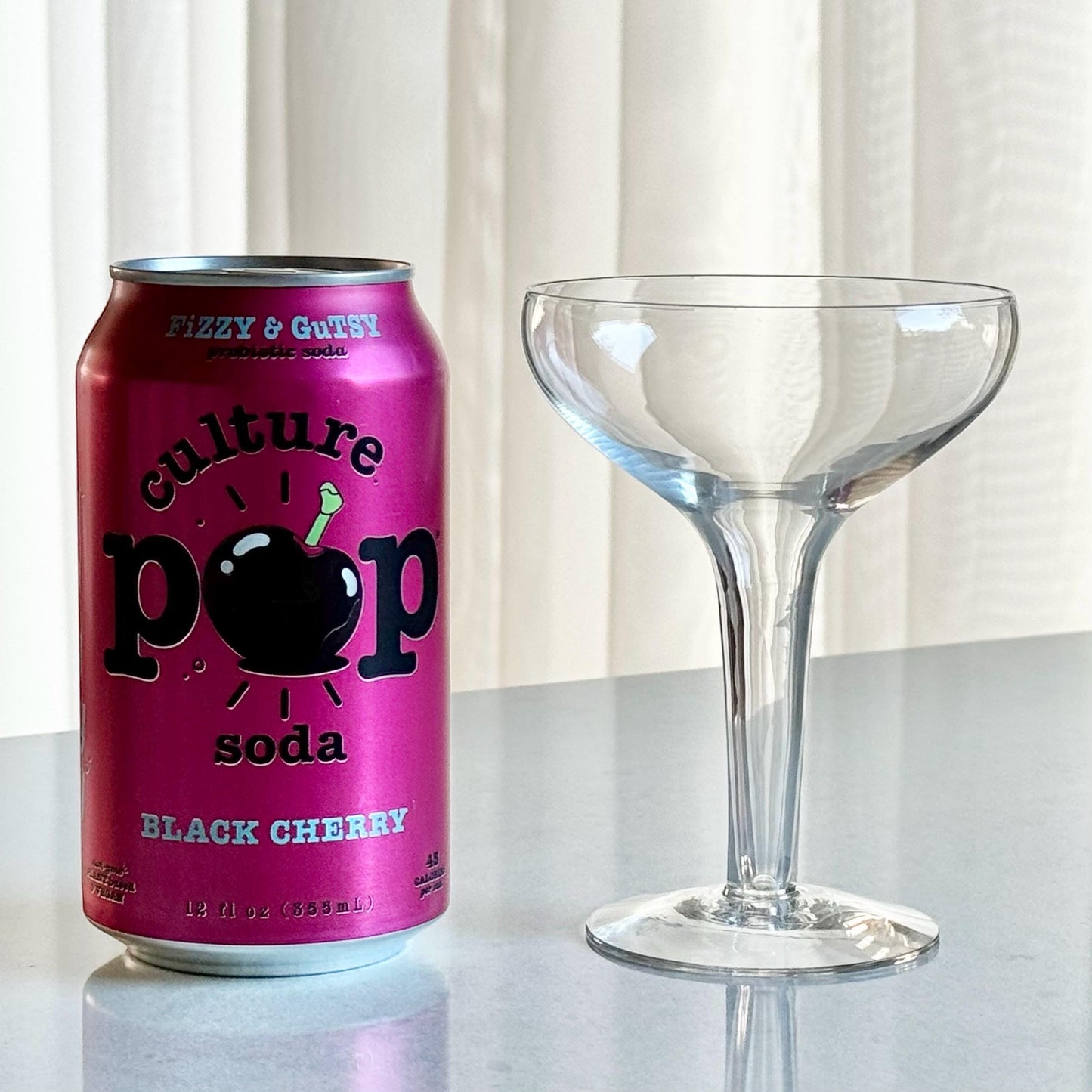 Vintage Hollow Stem Glasses - Set of 4