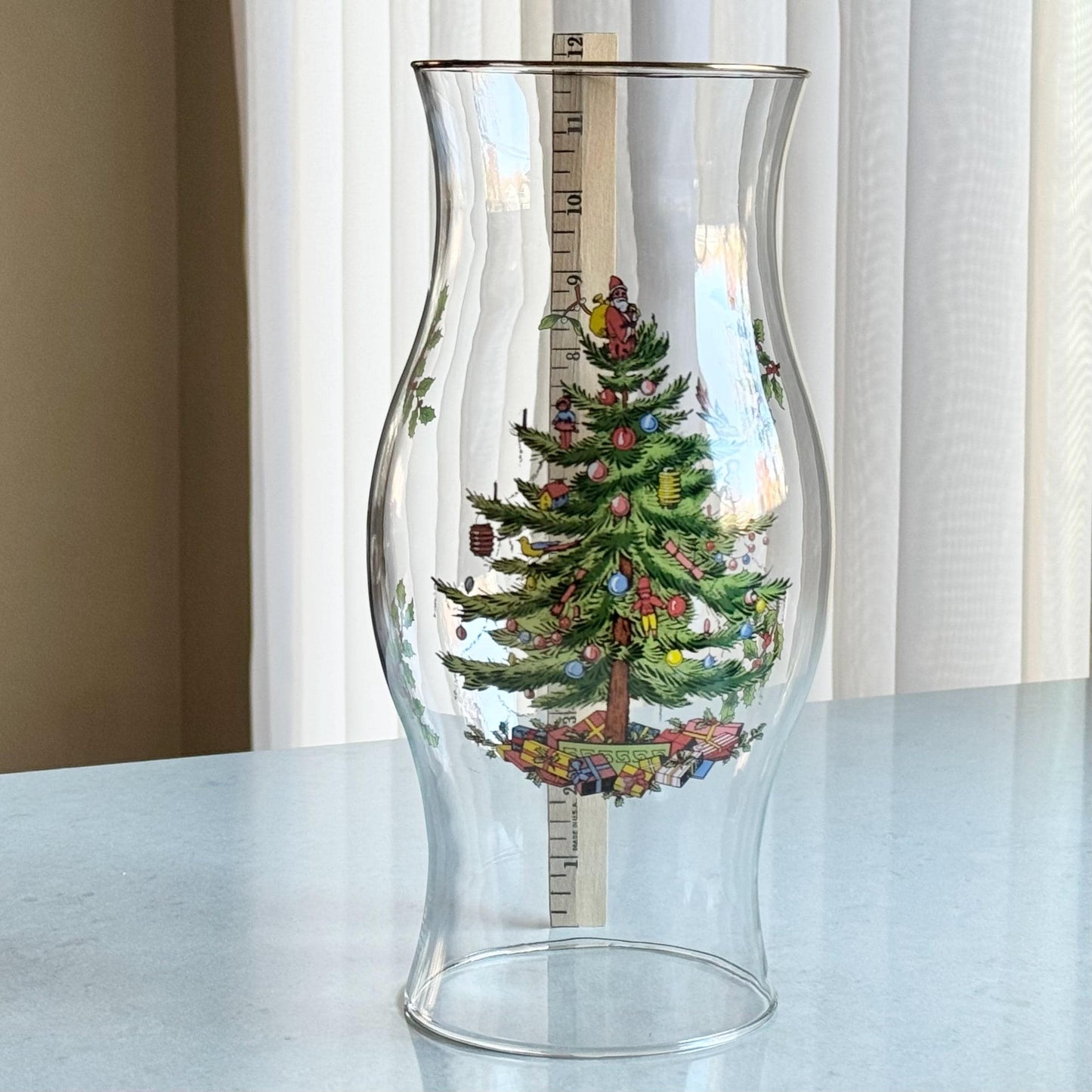 Vintage Spode 11-1/2 Inch Candle Hurricane