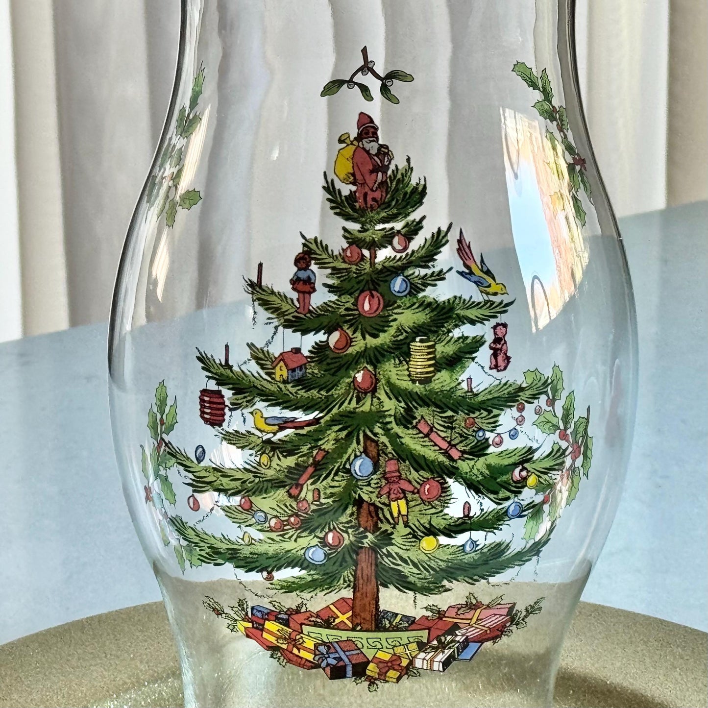 Vintage Spode 11-1/2 Inch Candle Hurricane