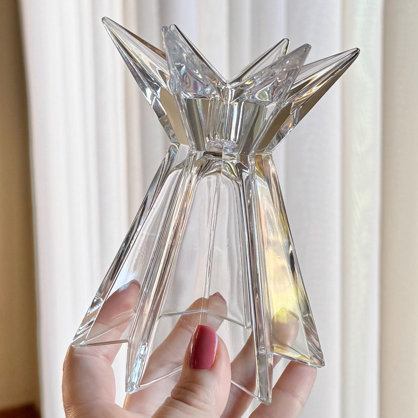 Vintage Mikasa Galaxia Candle Holders (circa 1997 - 2000) - Set of six (two each of three sizes)