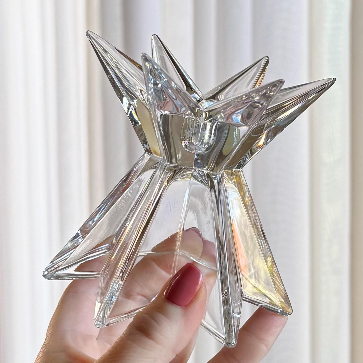 Vintage Mikasa Galaxia Candle Holders (circa 1997 - 2000) - Set of six (two each of three sizes)