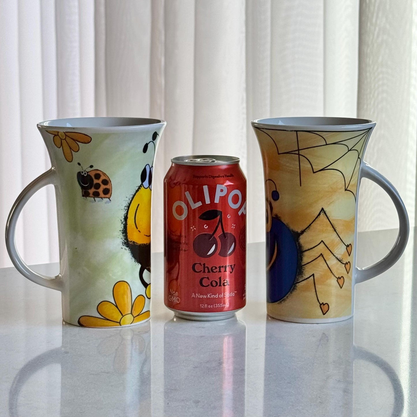 Vintage Dunoon Big Bugs Mugs - Set of 10 (5 each of 2 designs)