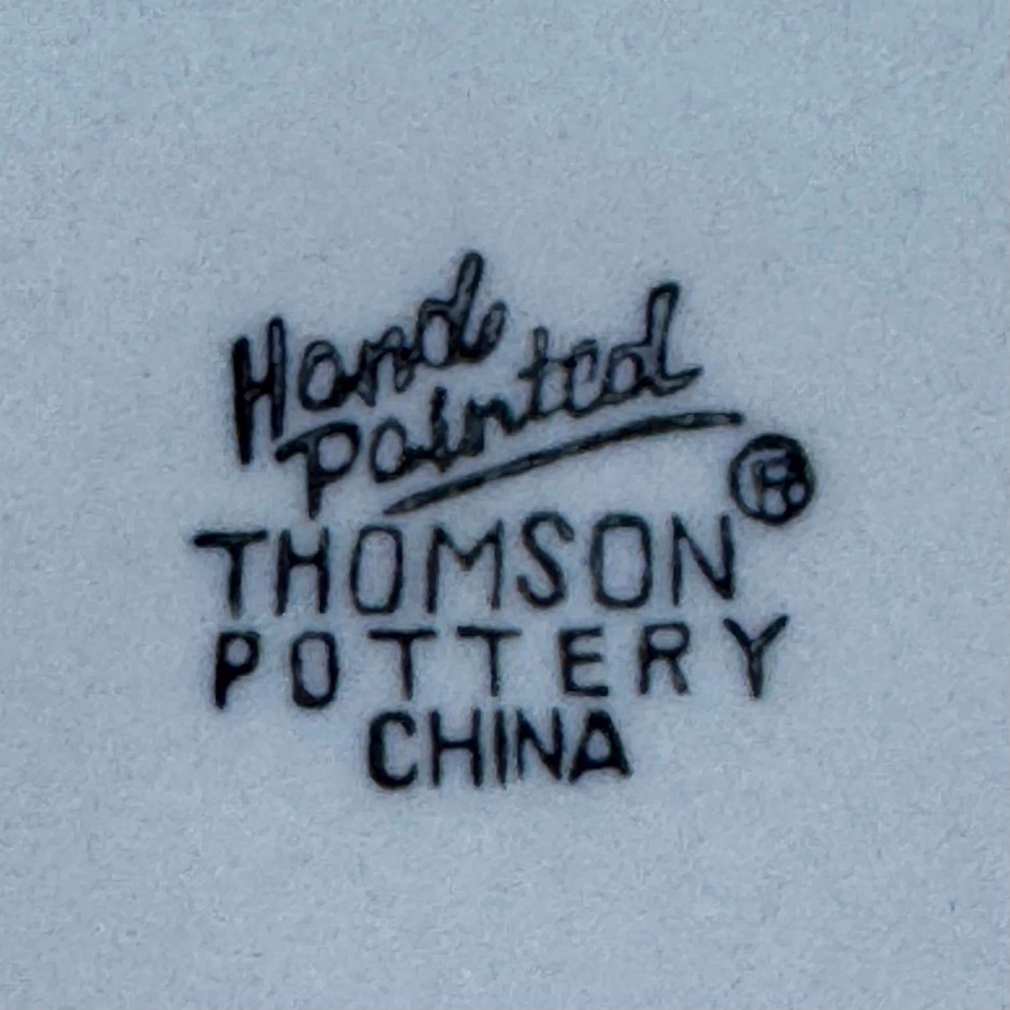 Vintage Thomson Woodland Dishes - Service for Four (12 pieces total)