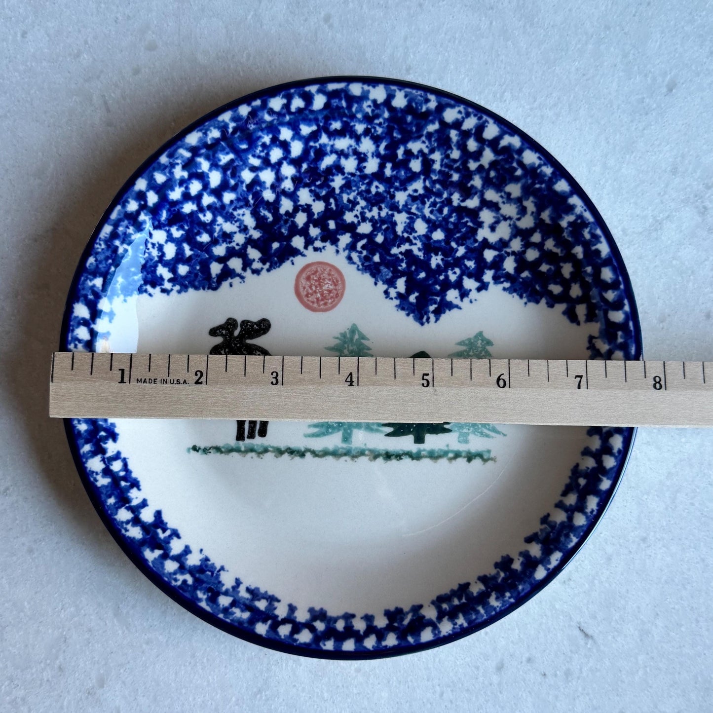 Vintage Thomson Woodland Dishes - Service for Four (12 pieces total)