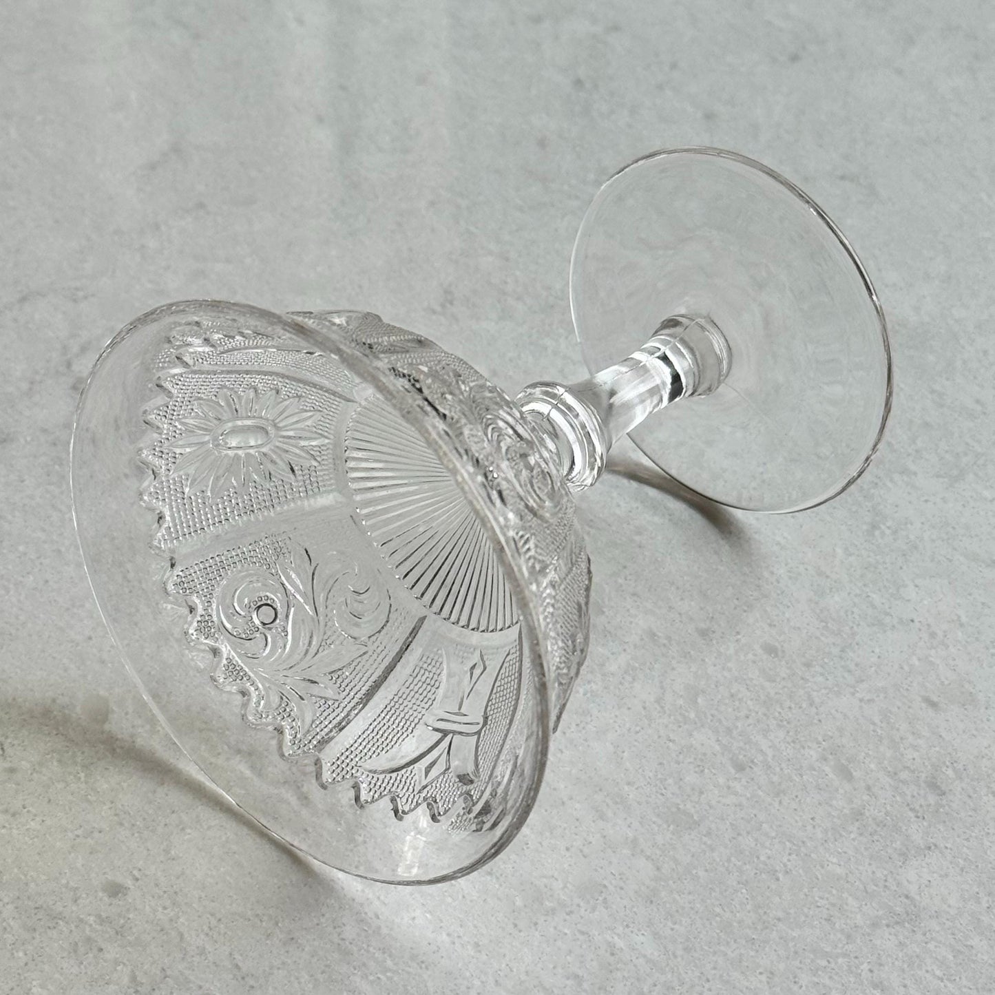 Vintage Westmoreland Glass Princess and Feather Glasses - Set of 4